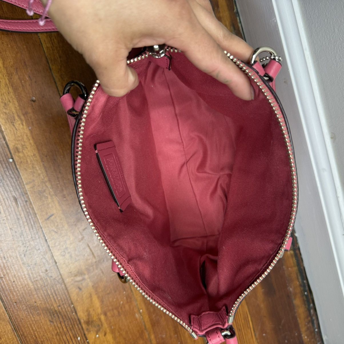 Other Coach Kelsey Fuschia Pink Leather Tote/Crossbody Bag Size ONE SIZE - 9 Thumbnail