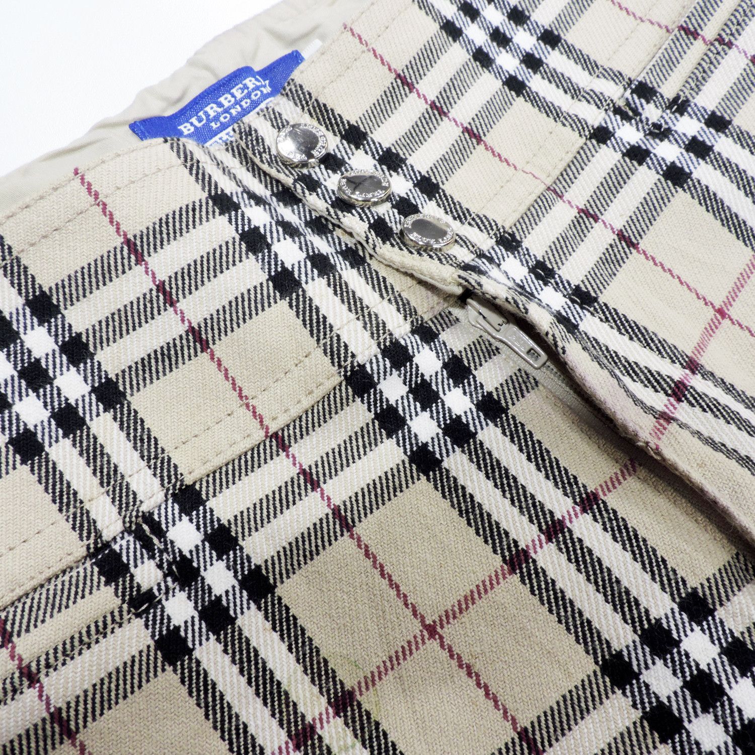 Burberry BURBERRY LONDON BLUE LABEL CHECK LONG PANTS Size 26" / US 2 / IT 38 - 11 Thumbnail