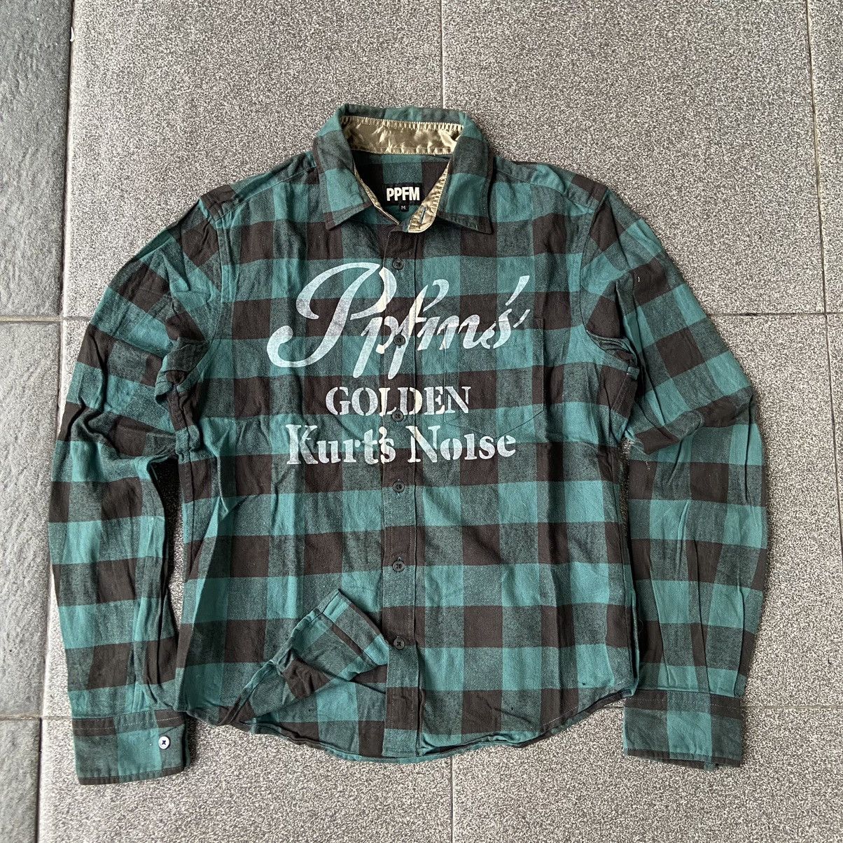 PPFM PPFM Golden Kurt's Noise Plaod Tartan Shirts Size US M / EU 48-50 / 2 - 1 Thumbnail