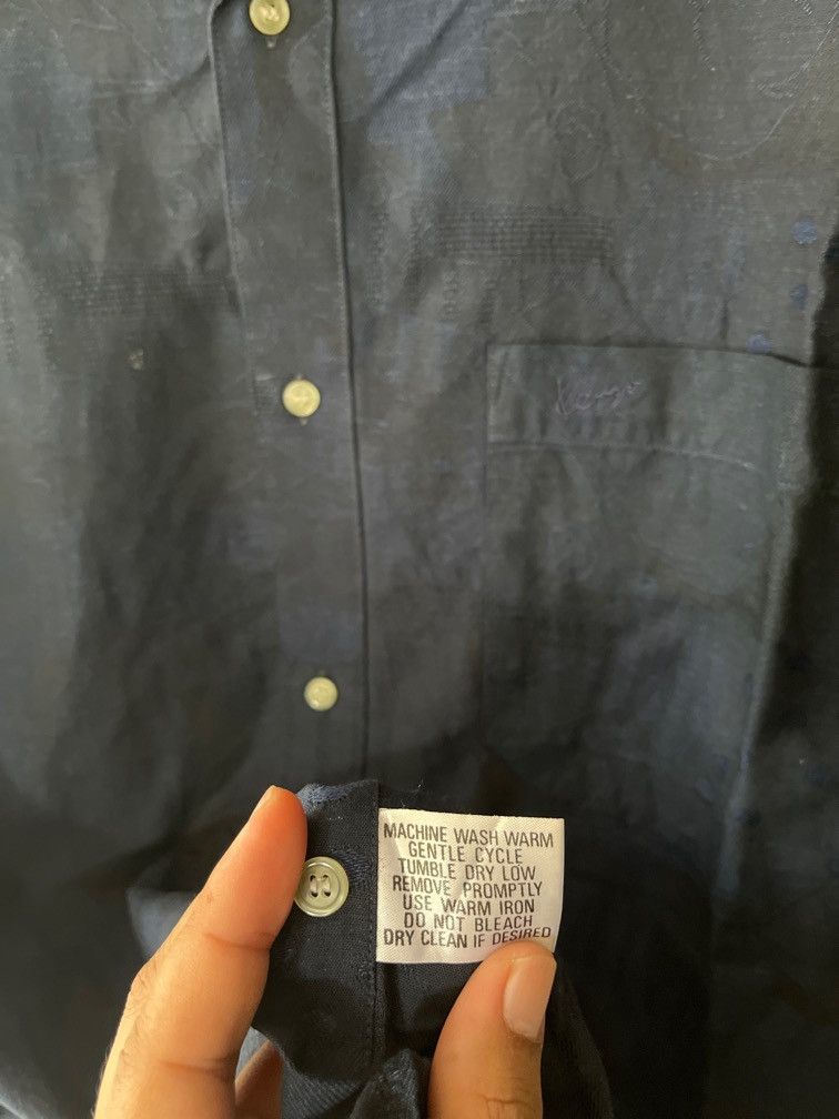 Kenzo Kenzo Paris Homme Button Ups T-Shirt Size US XL / EU 56 / 4 - 6 Thumbnail