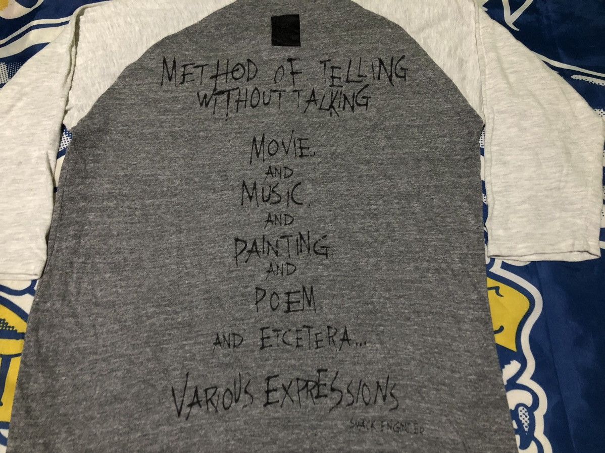 Japanese Brand Smack Engineer REASON Gothic Poem Raglan Japanese Brand Size US M / EU 48-50 / 2 - 6 Thumbnail