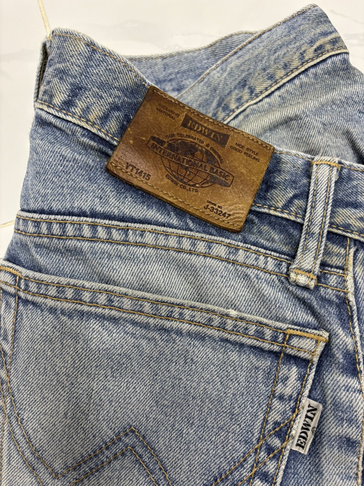Kapital 🔥VINTAGE EDWIN CUSTOM PATCHES DISTRESSED DENIM JEANS Size US 30 / EU 46 - 10 Thumbnail