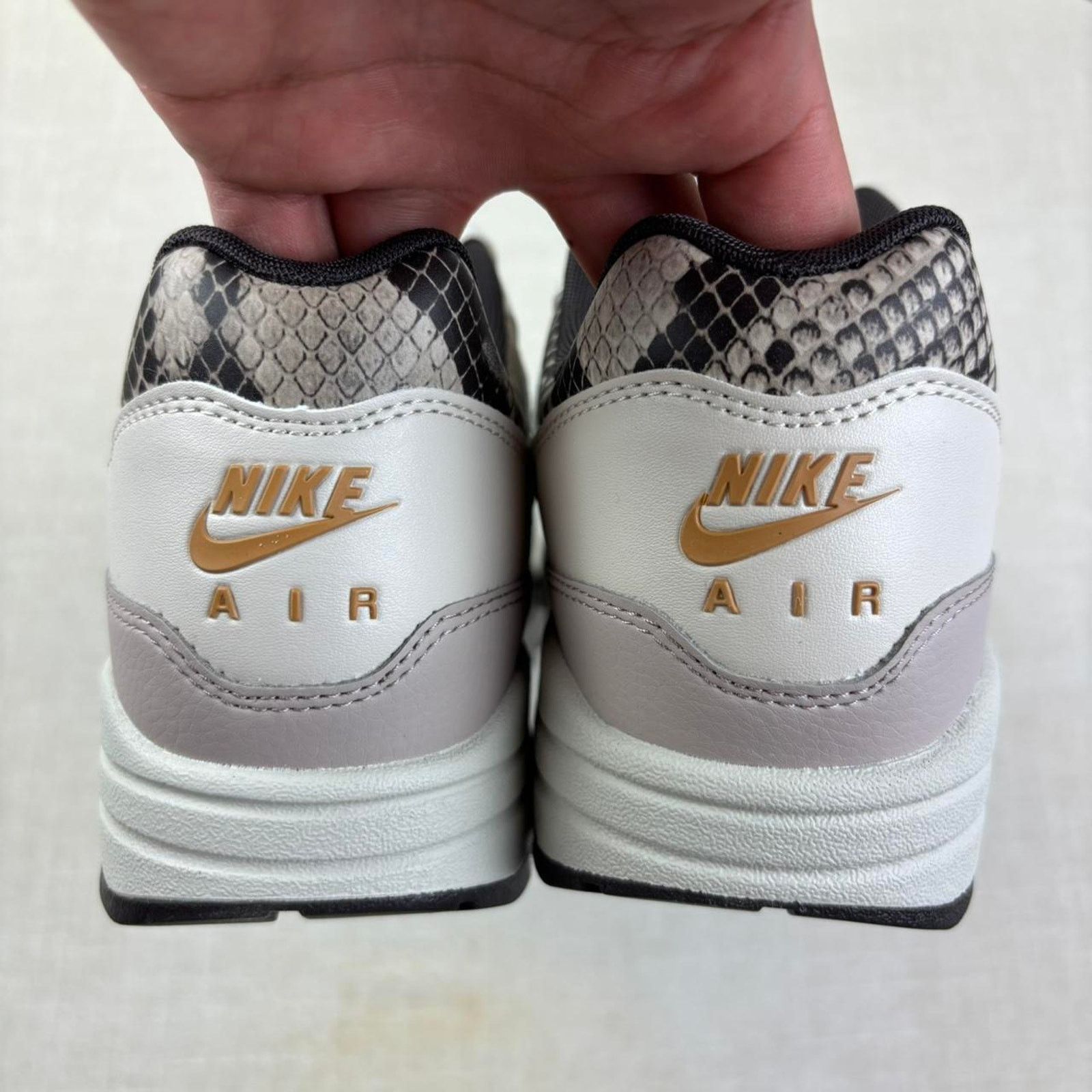 Nike 🐎 2025 Nike Air Max 1 “Snakeskin Light Orewood Brown” 10W Size US 10 / IT 40 - 6 Thumbnail