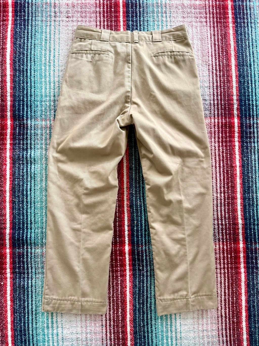 L.L. Bean 70s LL Bean Fully Lined Chinos 33x29 Size US 33 - 3 Thumbnail