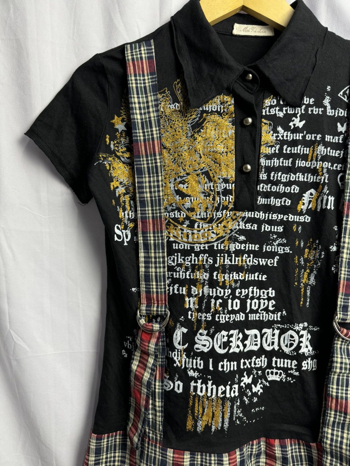 If Six Was Nine GOTHIC STYLE POEM SHORT BONDAGE Size M / US 6-8 / IT 42-44 - 5 Thumbnail