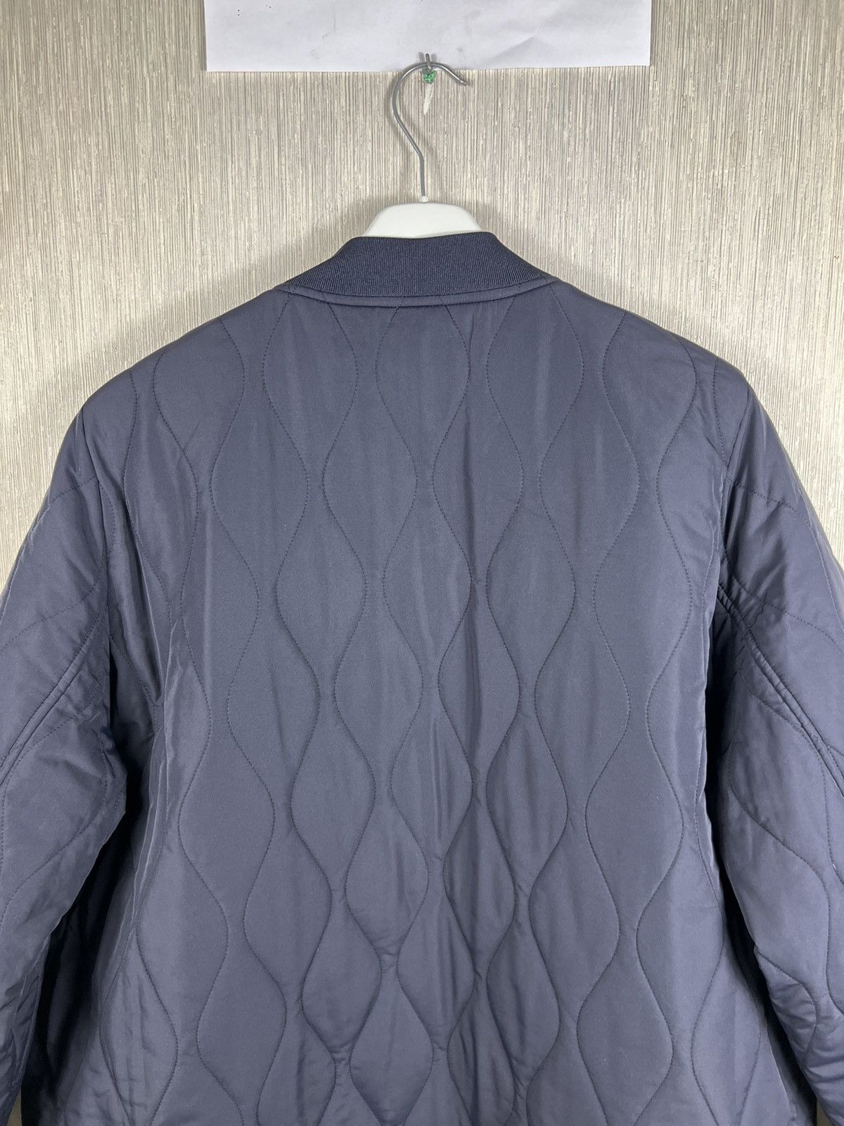 Cos COS reversible navy nylon long coat jacket double sided Size L / US 10 / IT 46 - 15 Thumbnail
