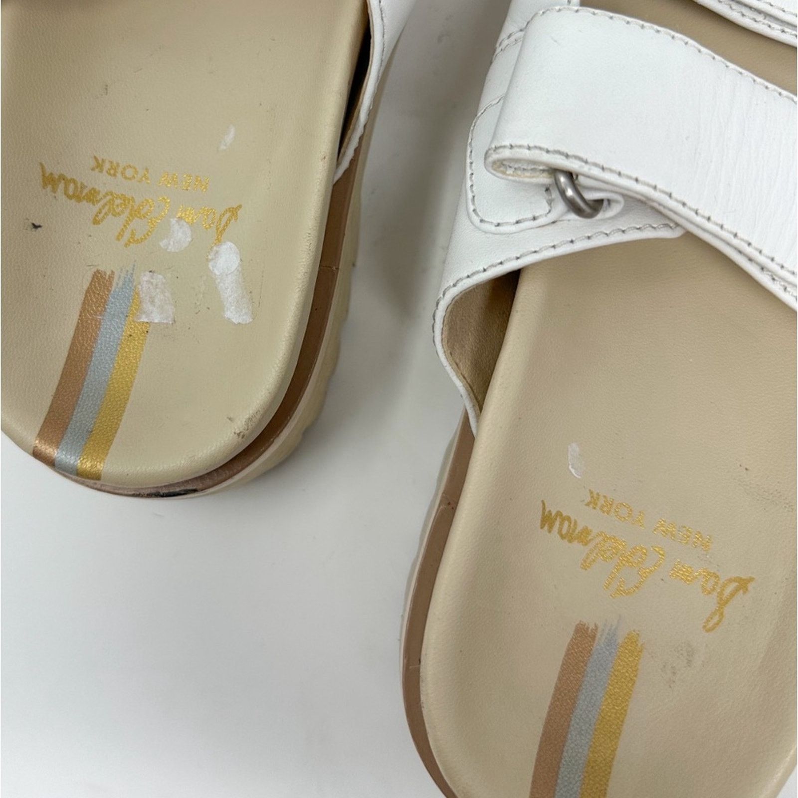 Sam Edelman Sam Edelman White Leather Sandals NEW Size 5 MSRP $140 Size US 5 / IT 35 - 11 Thumbnail