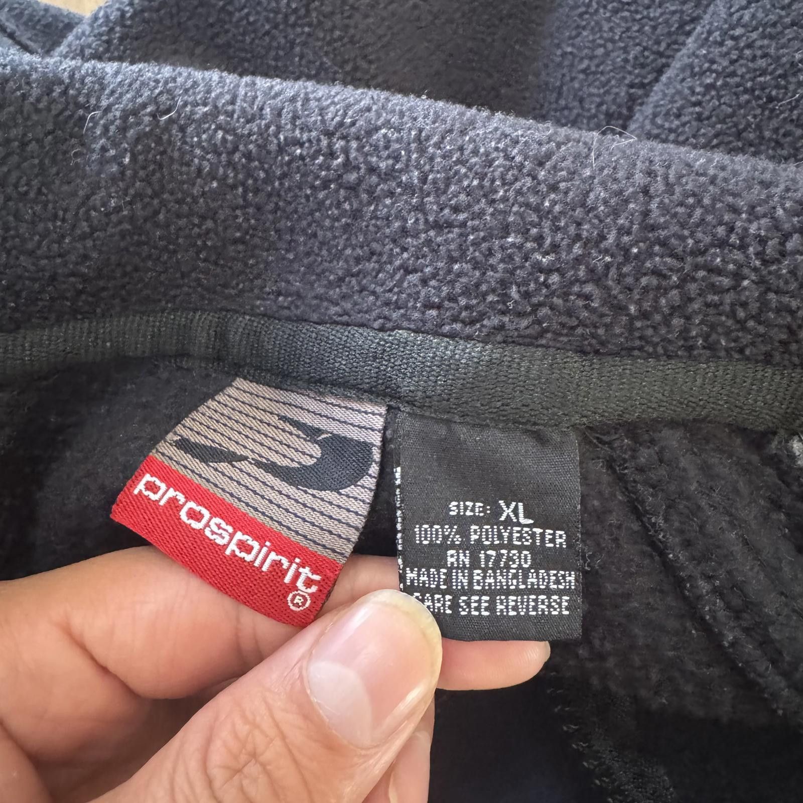 Other Vintage Pro Spirit Fleece Quarter Zip Pullover Y2K 90s Size US XL / EU 56 / 4 - 2 Thumbnail