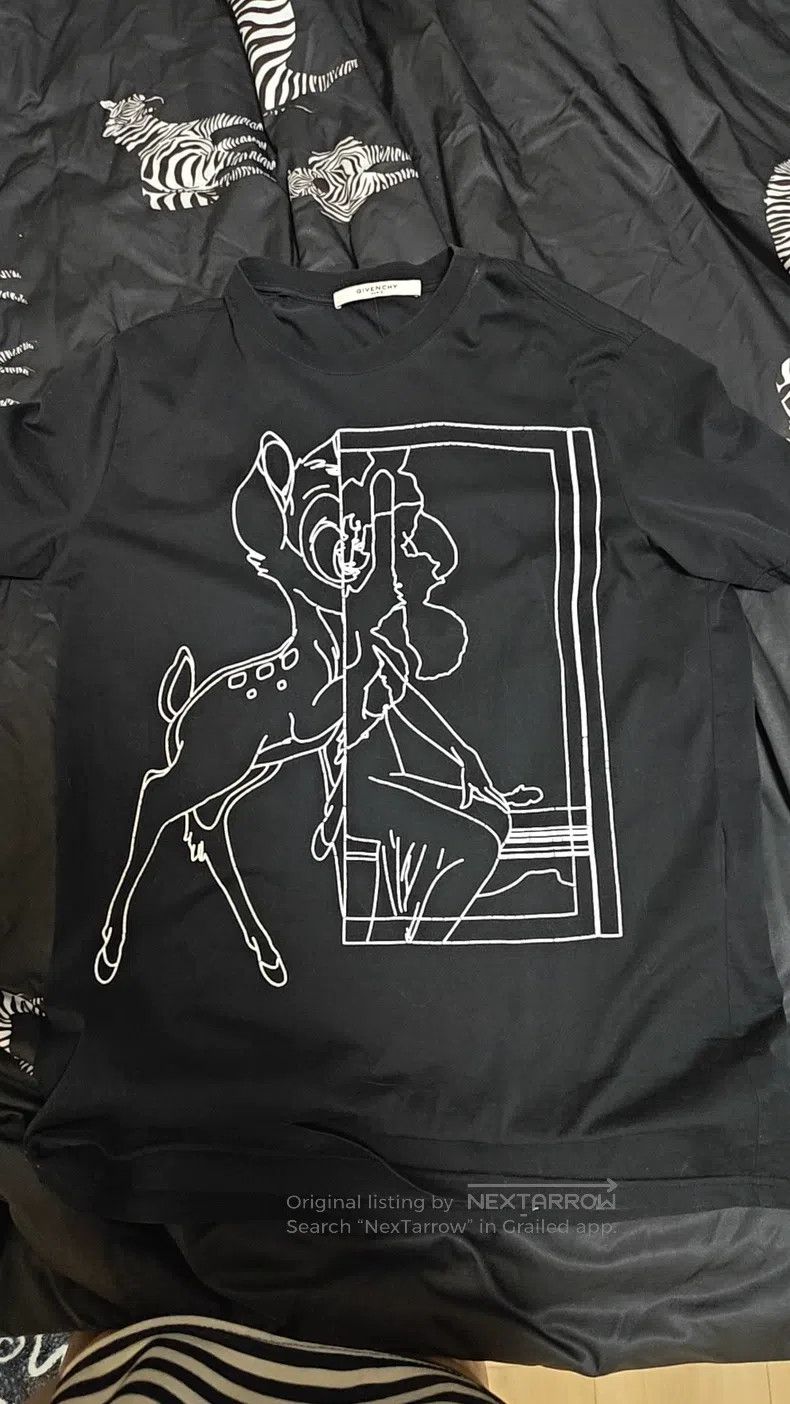 Givenchy Givenchy Deer Print Short Sleeve T-shirt Size US S / EU 44-46 / 1 - 1 Thumbnail