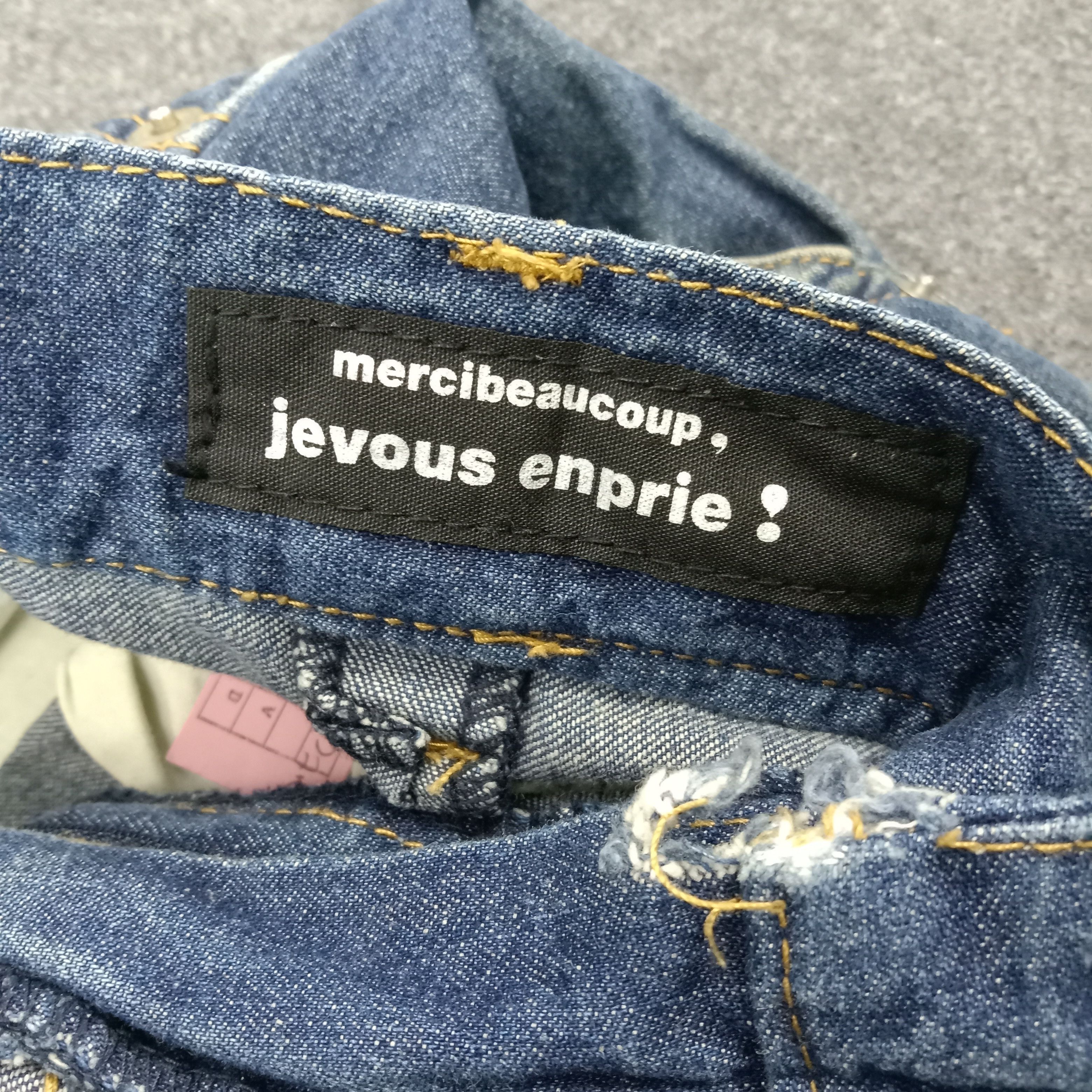 mercibeaucoup Mercibeaucoup by Issey Miyake Rare Denim Pants C265N15 Size US 27 - 5 Thumbnail