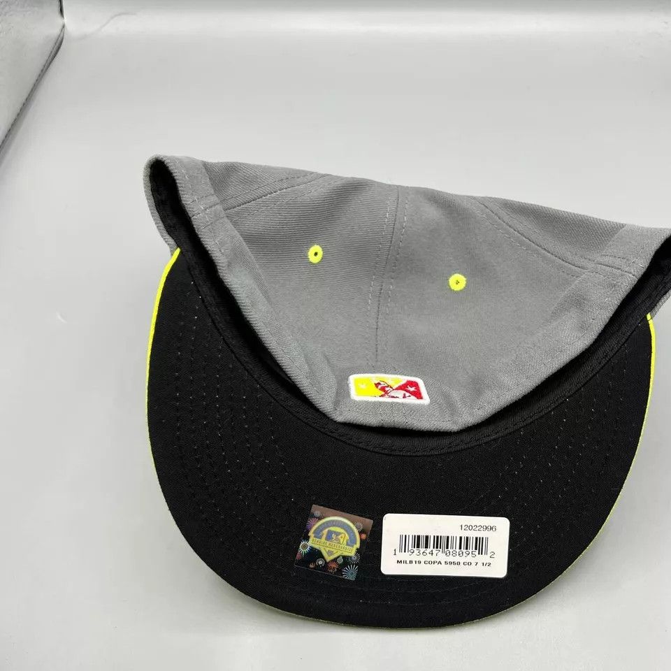 New Era Columbia Fireflies Hat Men 7 1/2 MiLB Fitted Cap New Size ONE SIZE - 4 Thumbnail