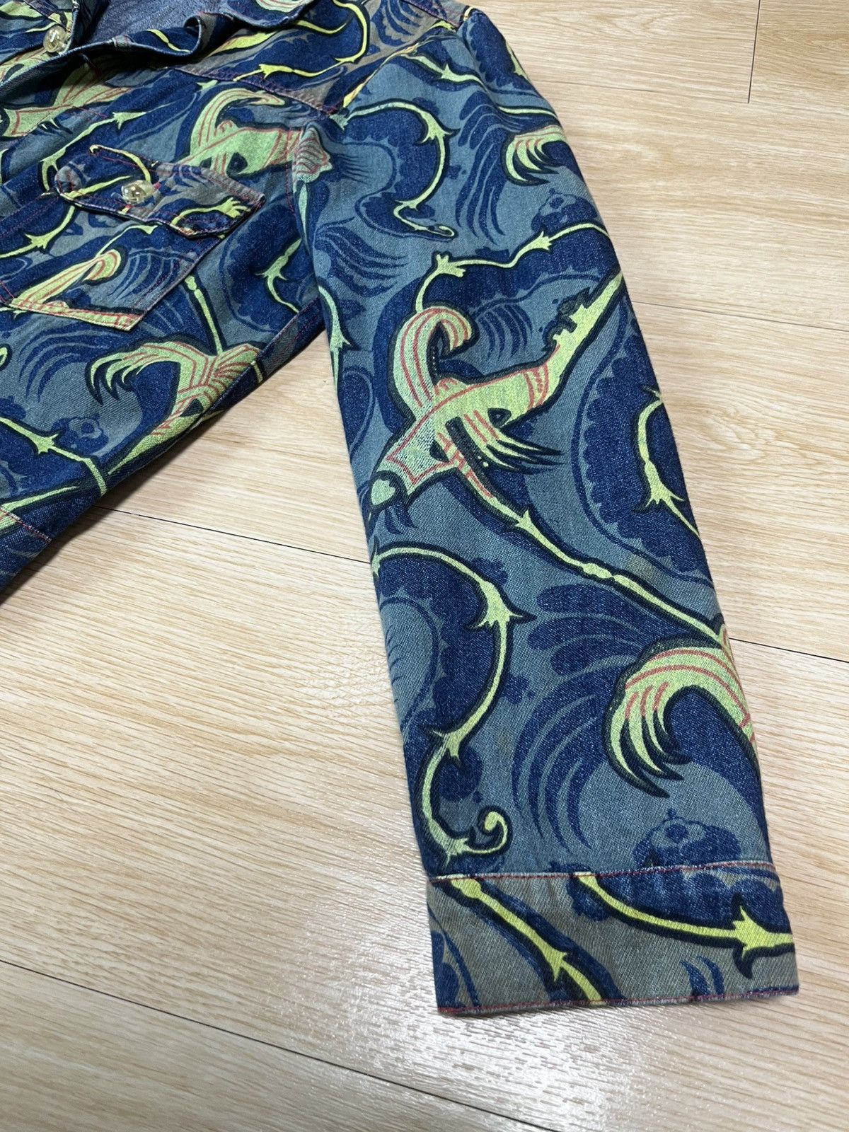 Vivienne Westwood Vivienne westwood Grand hotel paisley Printing denim jacket Size US M / EU 48-50 / 2 - 2 Thumbnail