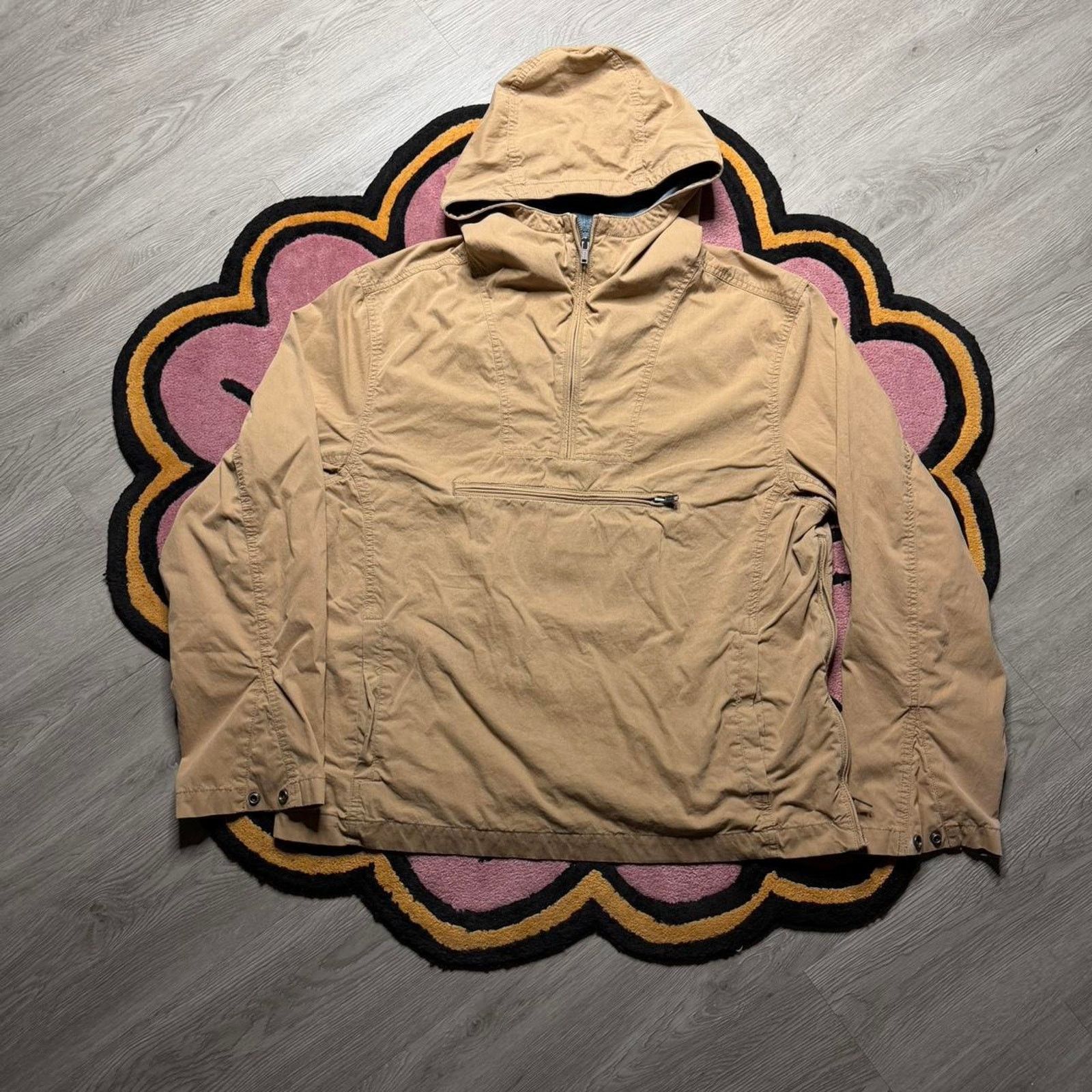 Vintage Y2K Gap Pullover 1/4 Zip Anorak Jacket Size Large
