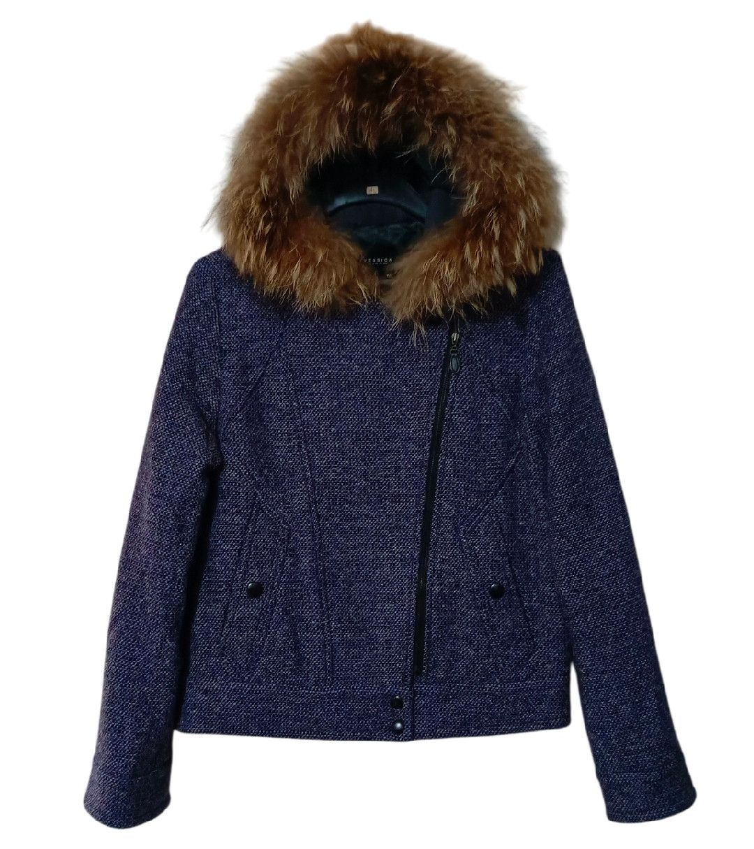 semanticdesign Faux Fur Double Layer Asymmetric Jacket Size M / US 6-8 / IT 42-44 - 3 Thumbnail