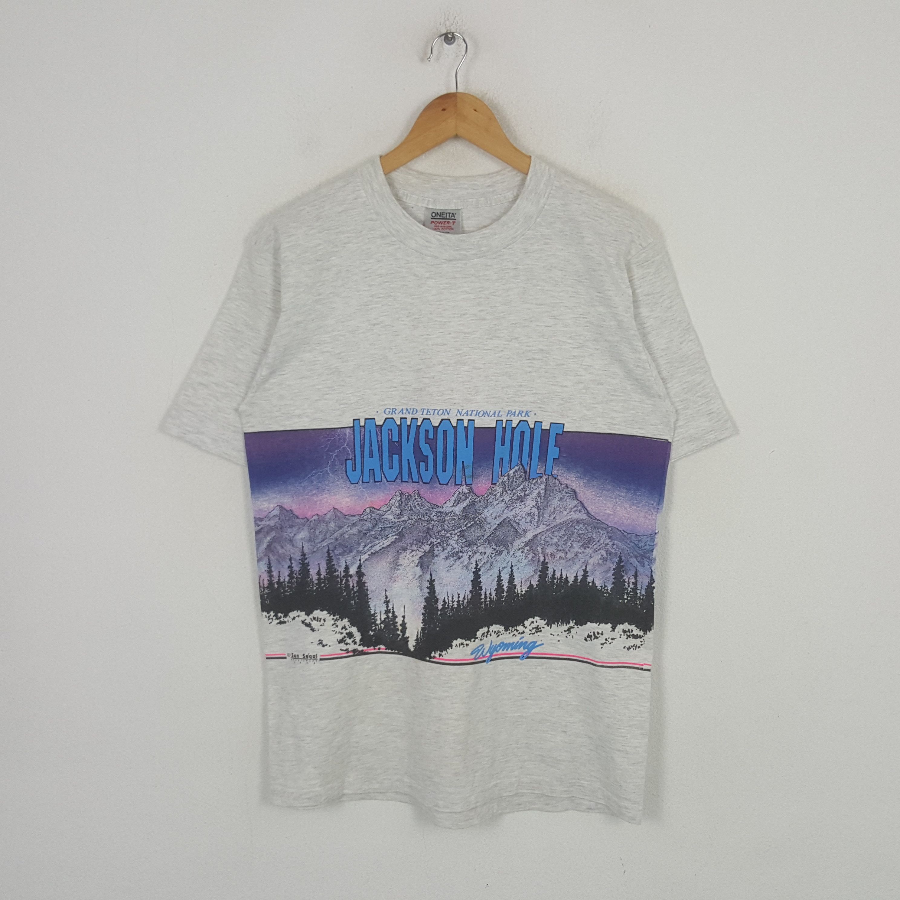 Vintage Vintage Jackson Hole 1990 National Park Promo Tshirt RR27 Size US M / EU 48-50 / 2 - 1 Thumbnail