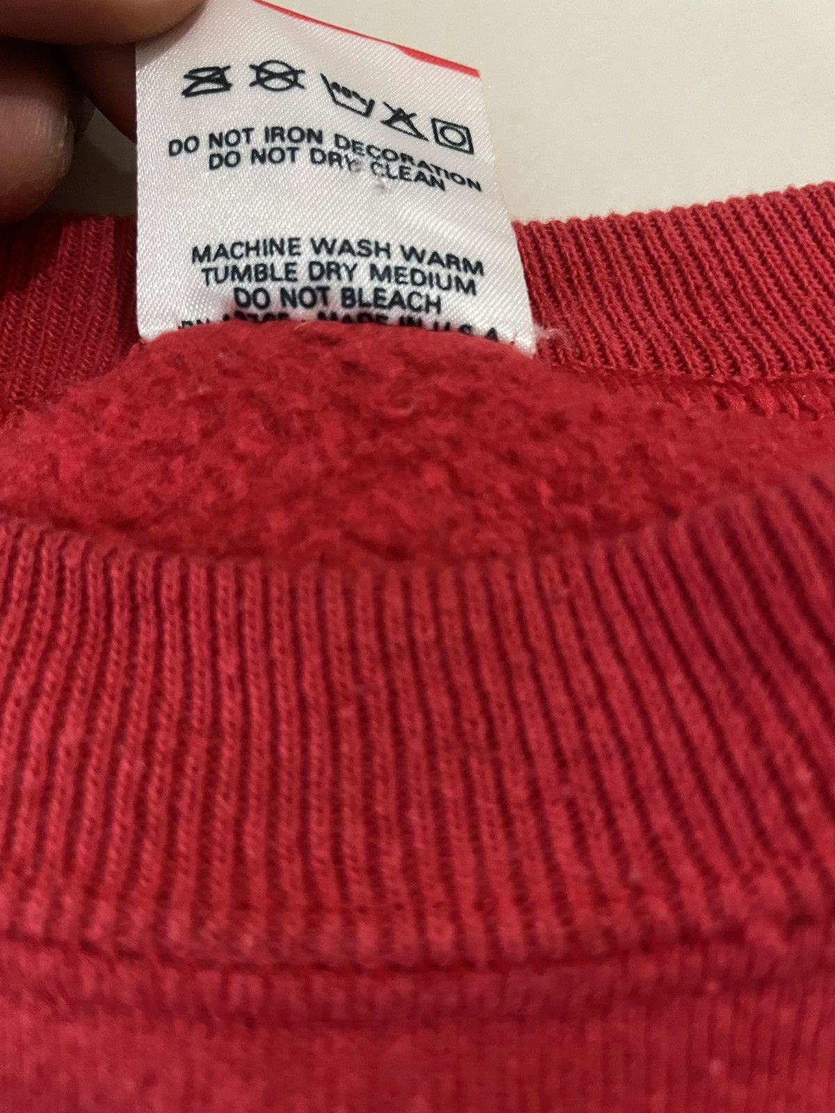Fruit Of The Loom × Vintage Vintage USA Sweatshirt 80s Size US S / EU 44-46 / 1 - 5 Thumbnail