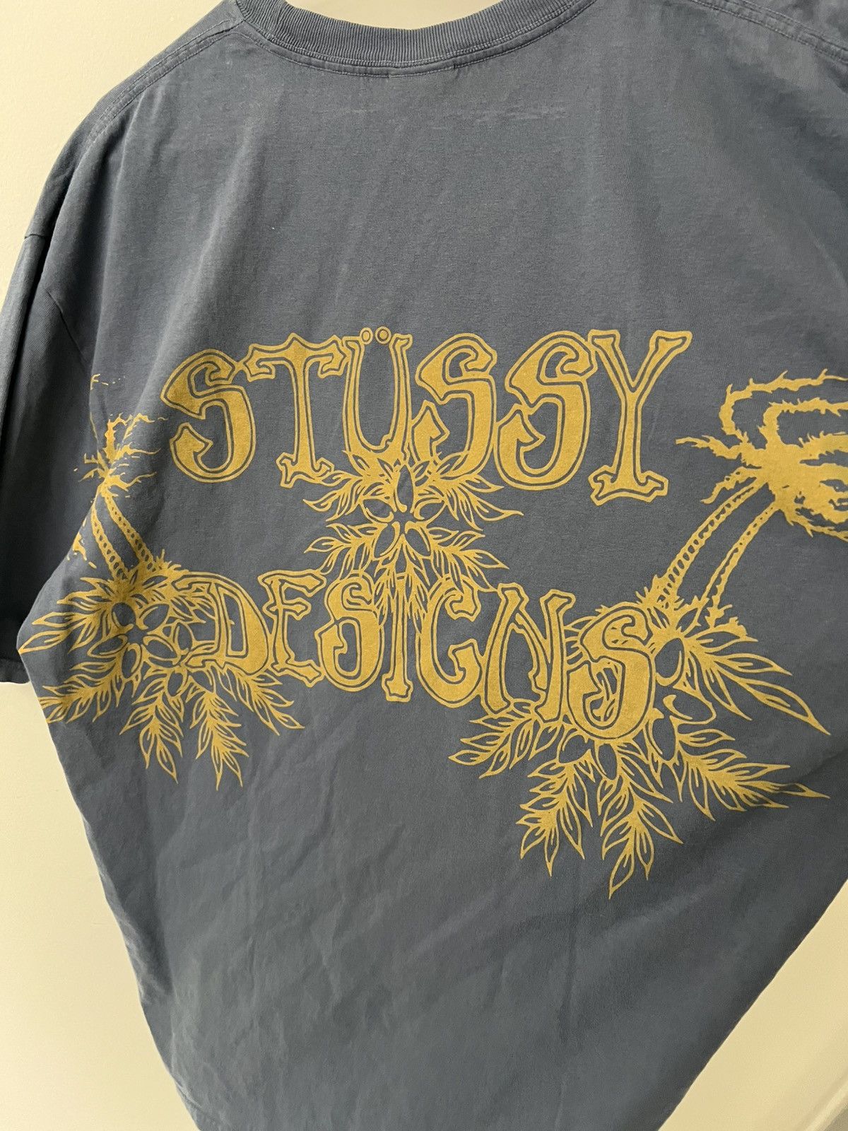 Stussy Stussy wes palms navy tee brand new Size US XL / EU 56 / 4 - 3 Thumbnail