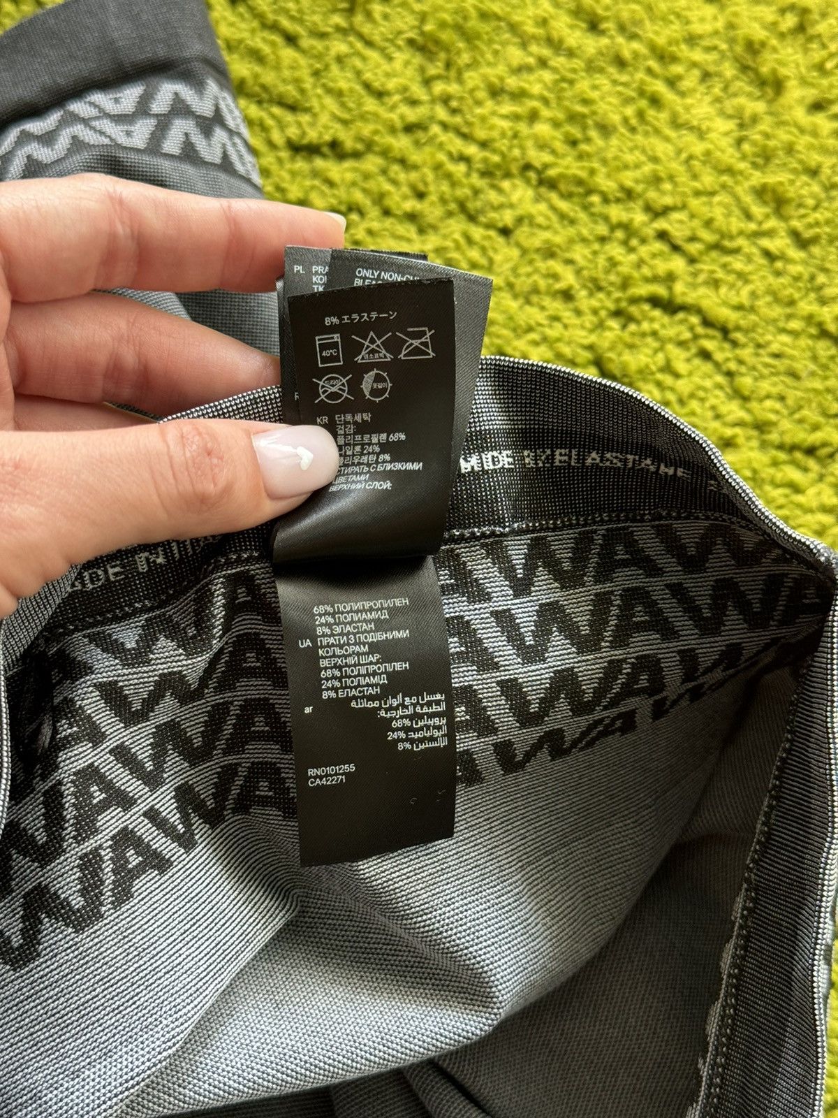 Alexander Wang × Designer Alexander Wang x H&M monogram skirt Size 26" / US 2 / IT 38 - 7 Thumbnail
