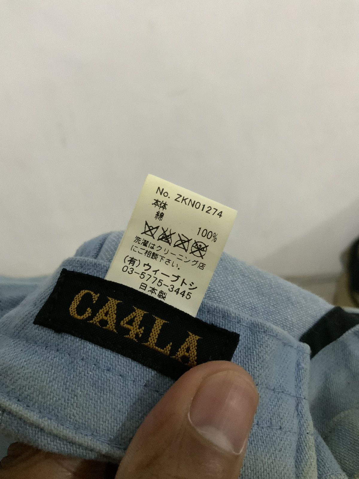 CA4LA Ca4la Denime light Wash Japan Hat Size ONE SIZE - 13 Thumbnail