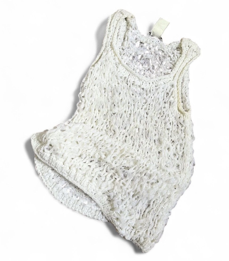Jil Sander Jil sander mesh knitted tank top Size US S / EU 44-46 / 1 - 3 Thumbnail