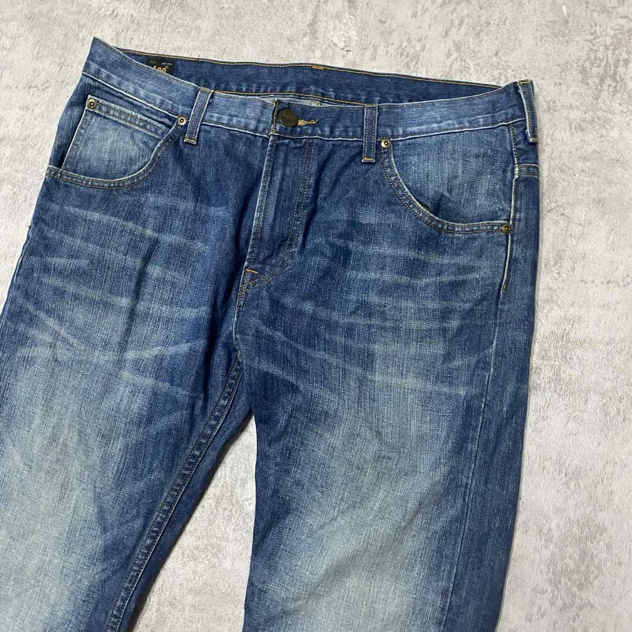 Lee Dark wash straight leg denim jeans #denim Size 34" / US 12 / IT 48 - 4 Thumbnail