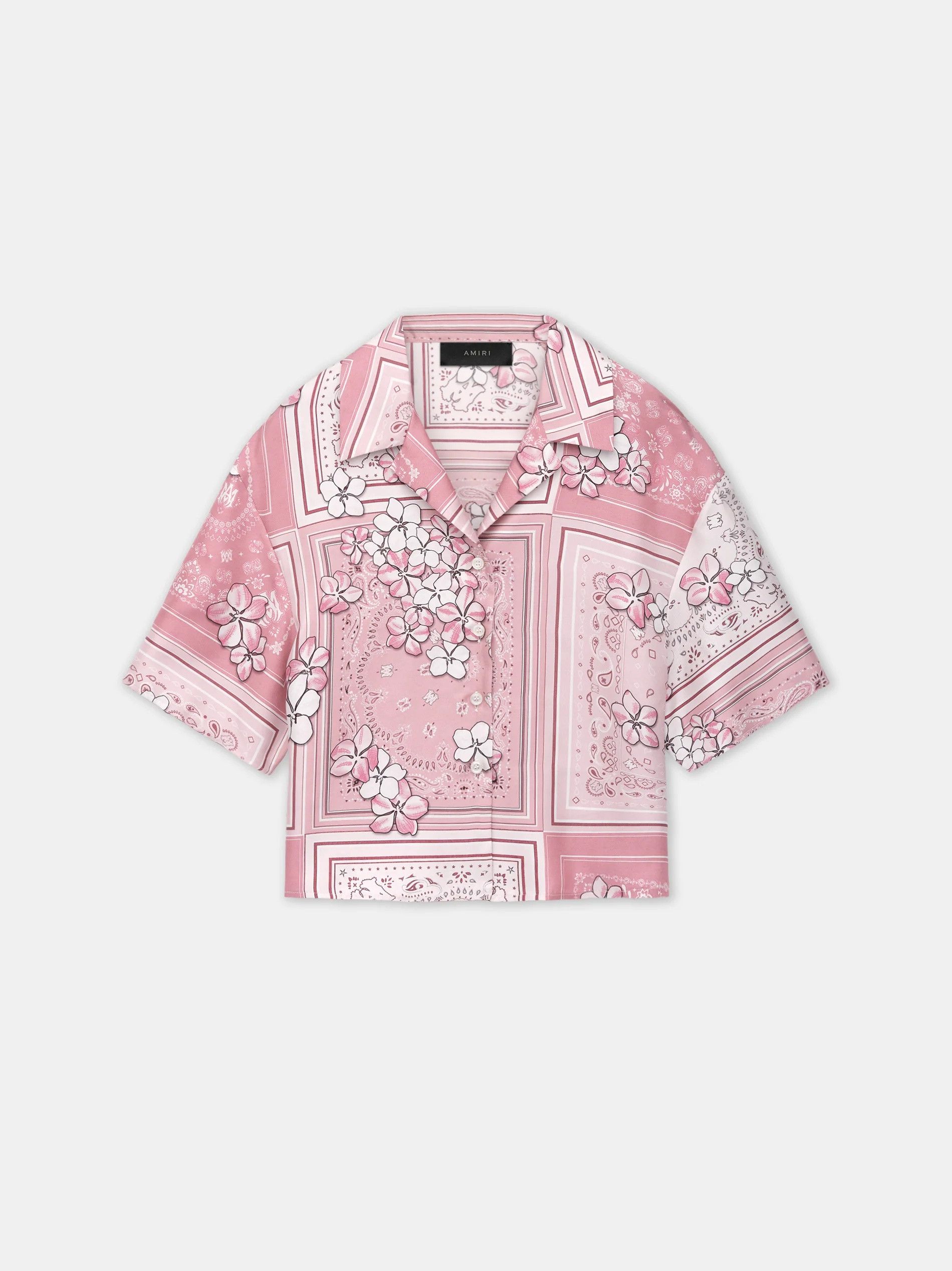 Amiri o1orln1025 Bandana Floral Shirt in Multicolor Size S / US 4 / IT 40 - 1 Thumbnail
