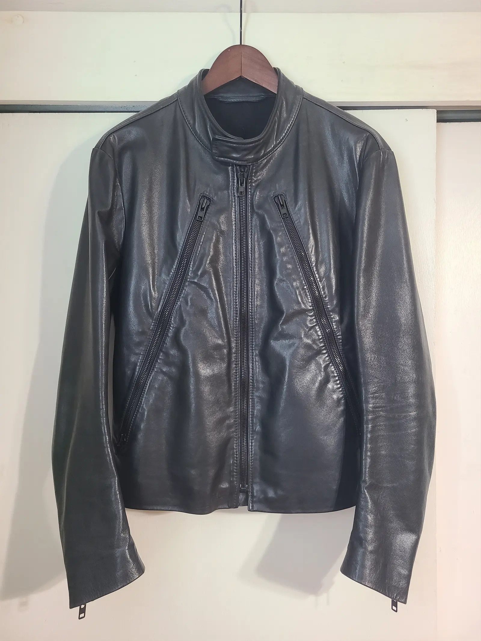 Maison Margiela Margiela 5 Zip Leather Jacket | Grailed