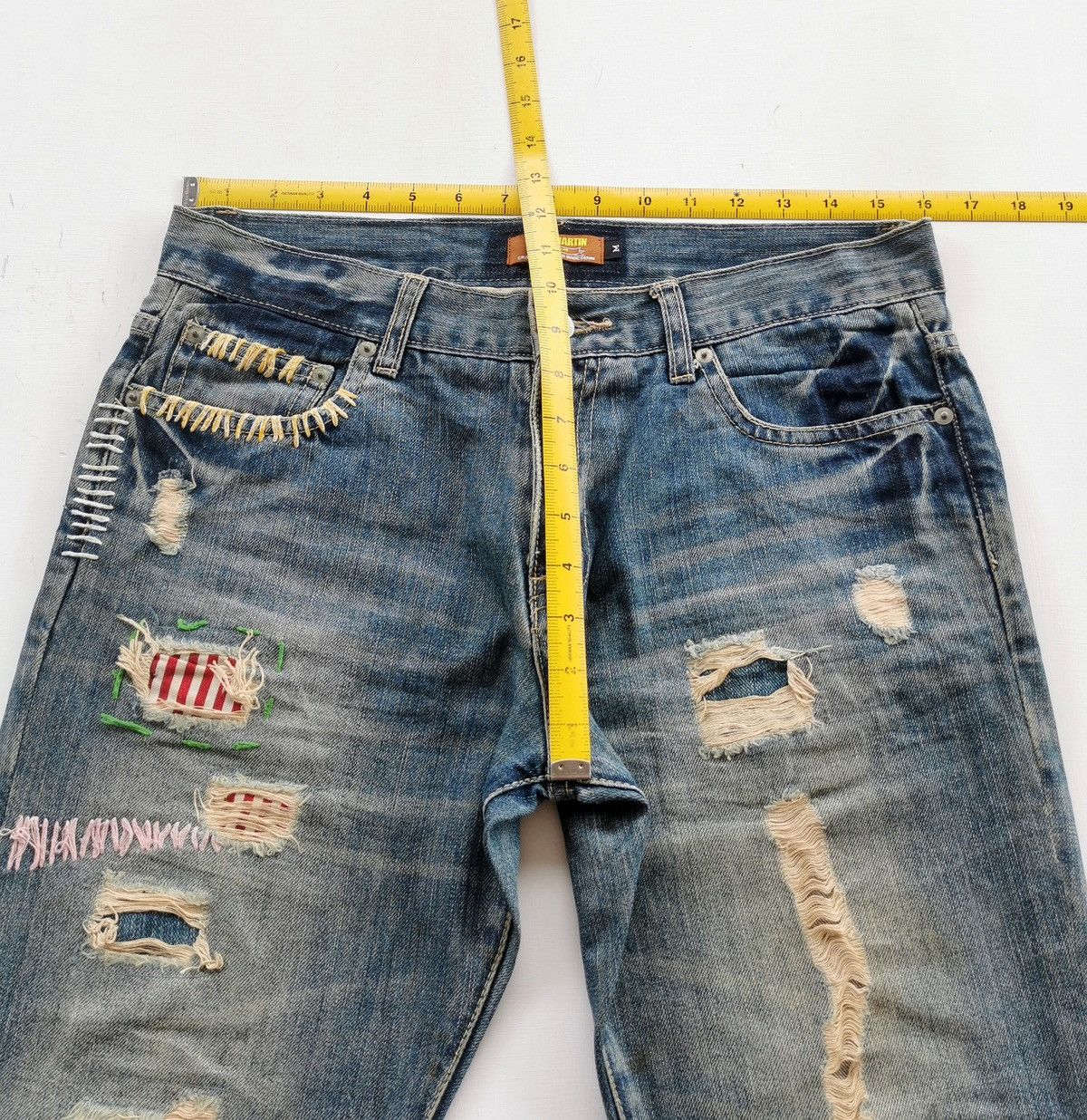 Joge Martin Color Stitching Patchwork Jeans