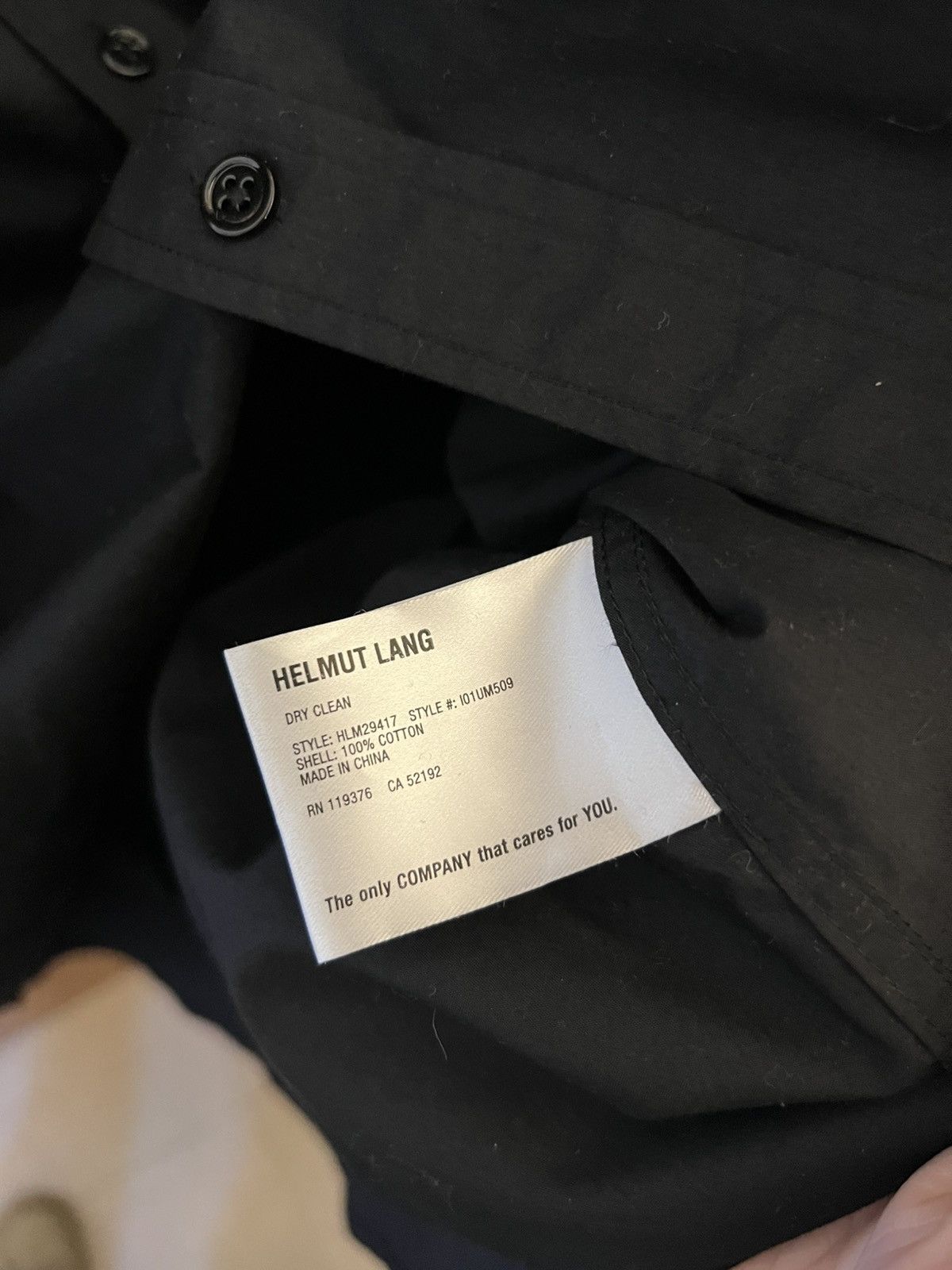 Helmut Lang Helmut Lang Shayne Oliver oversized runway HRI black shirt Size US XL / EU 56 / 4 - 5 Thumbnail
