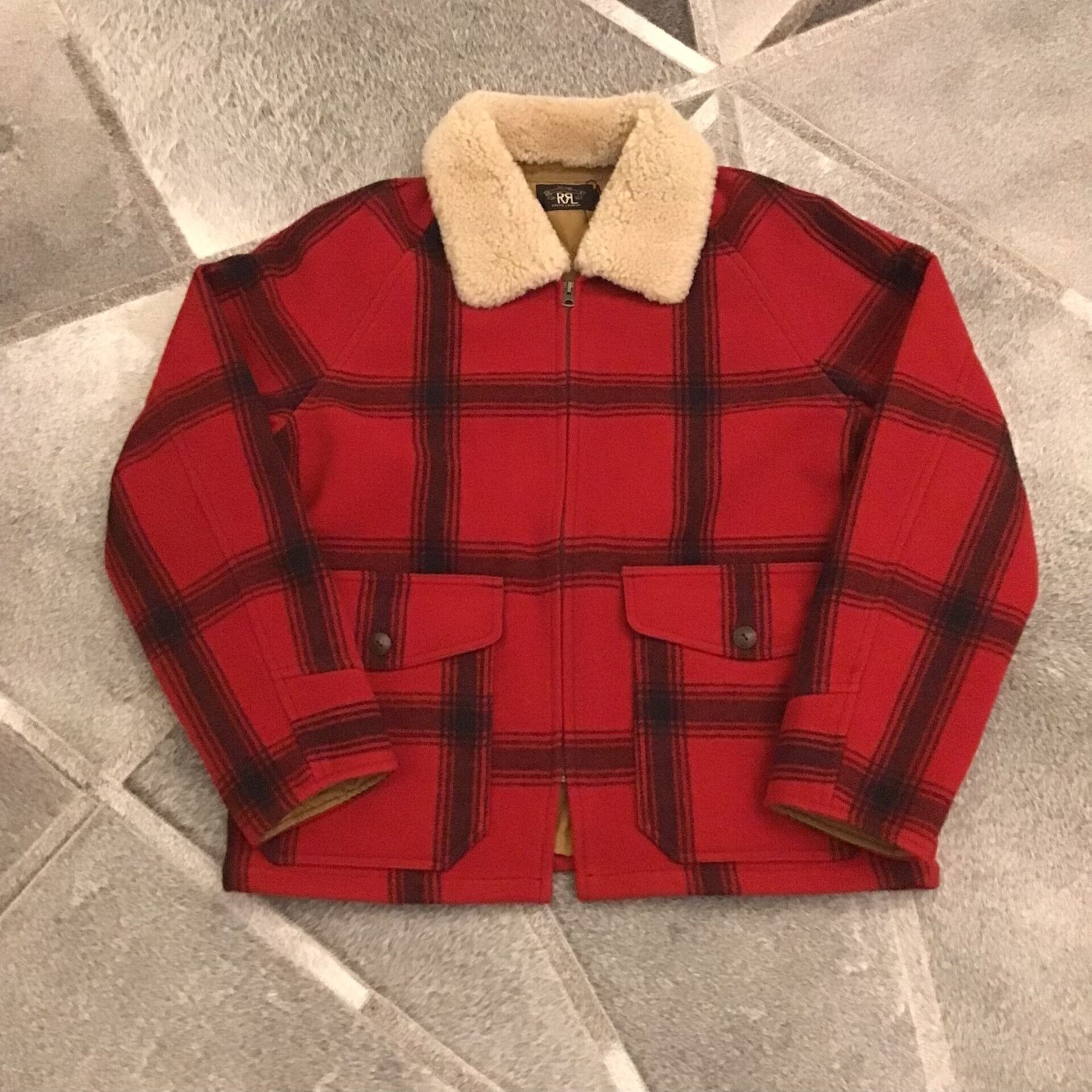 RRL Ralph Lauren Ralph Lauren Plaid Wool Jacket Size L Size US L / EU 52-54 / 3 - 1 Thumbnail