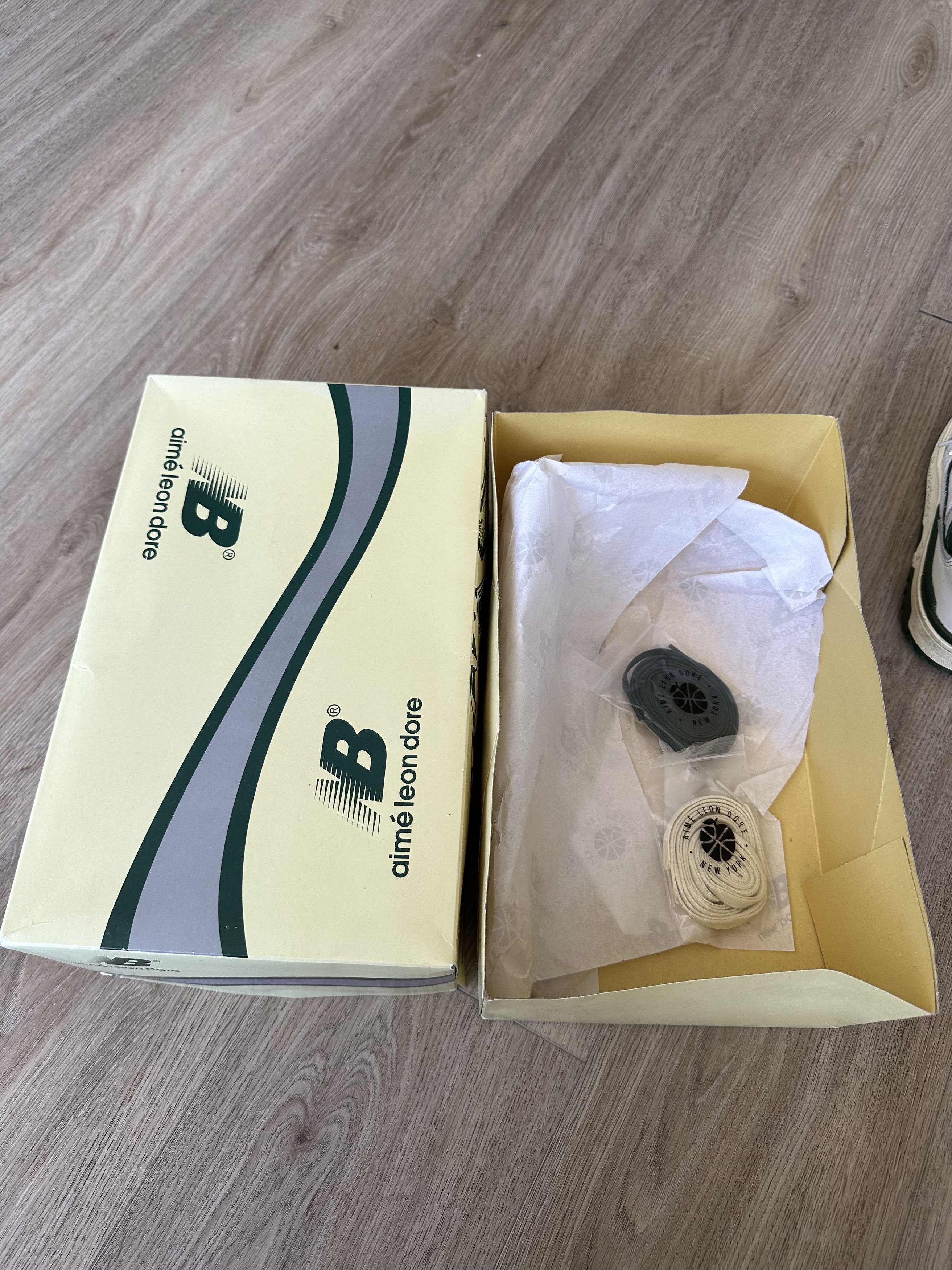 Aime Leon Dore × New Balance New Balance 550 Aime Leon Dore White Green (Size 8) Size US 8 / EU 41 - 6 Thumbnail
