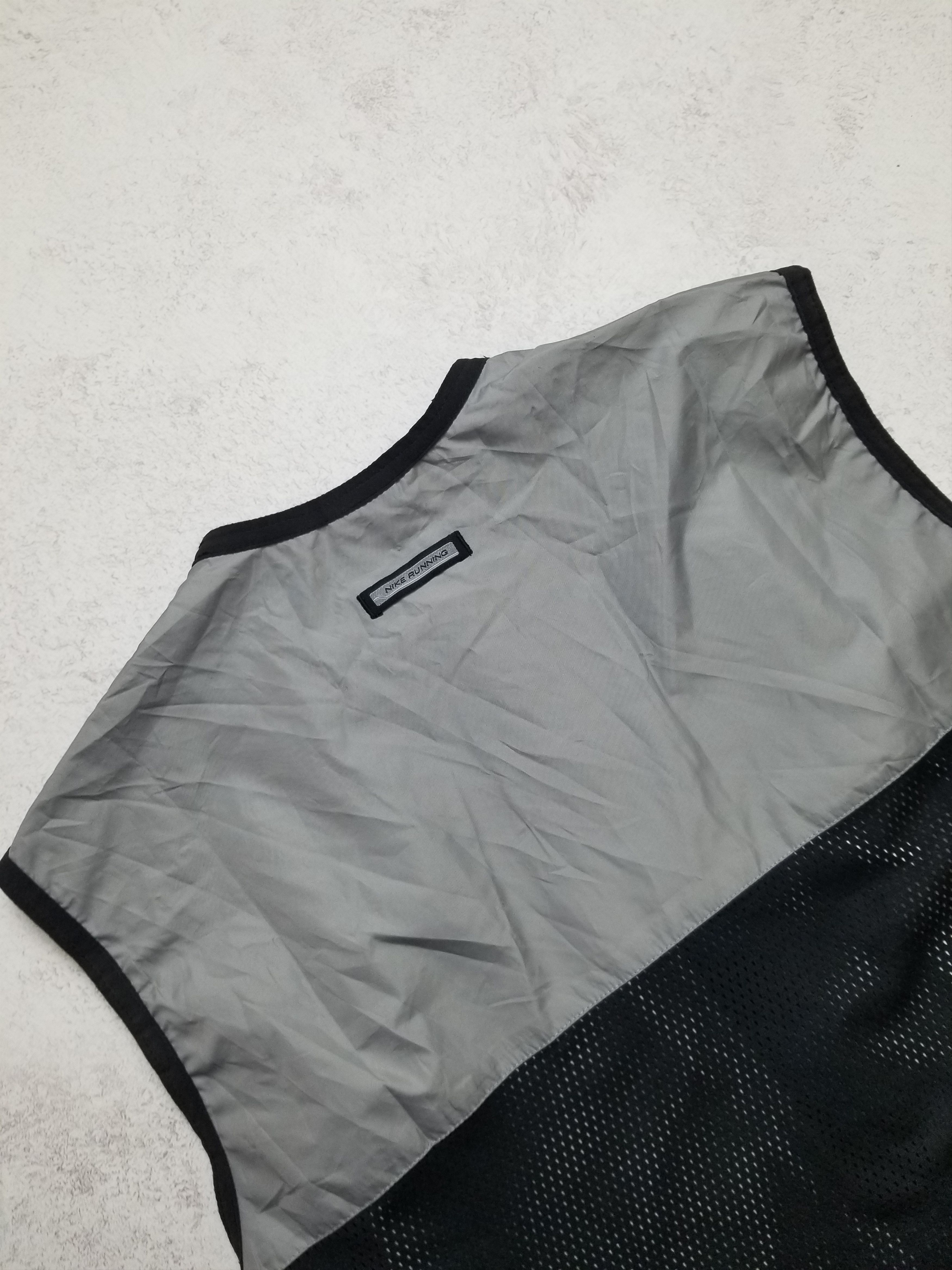 Nike Vintage 2000 Nike Running Teflon Reflective Vest Activewear Size L / US 10 / IT 46 - 7 Thumbnail