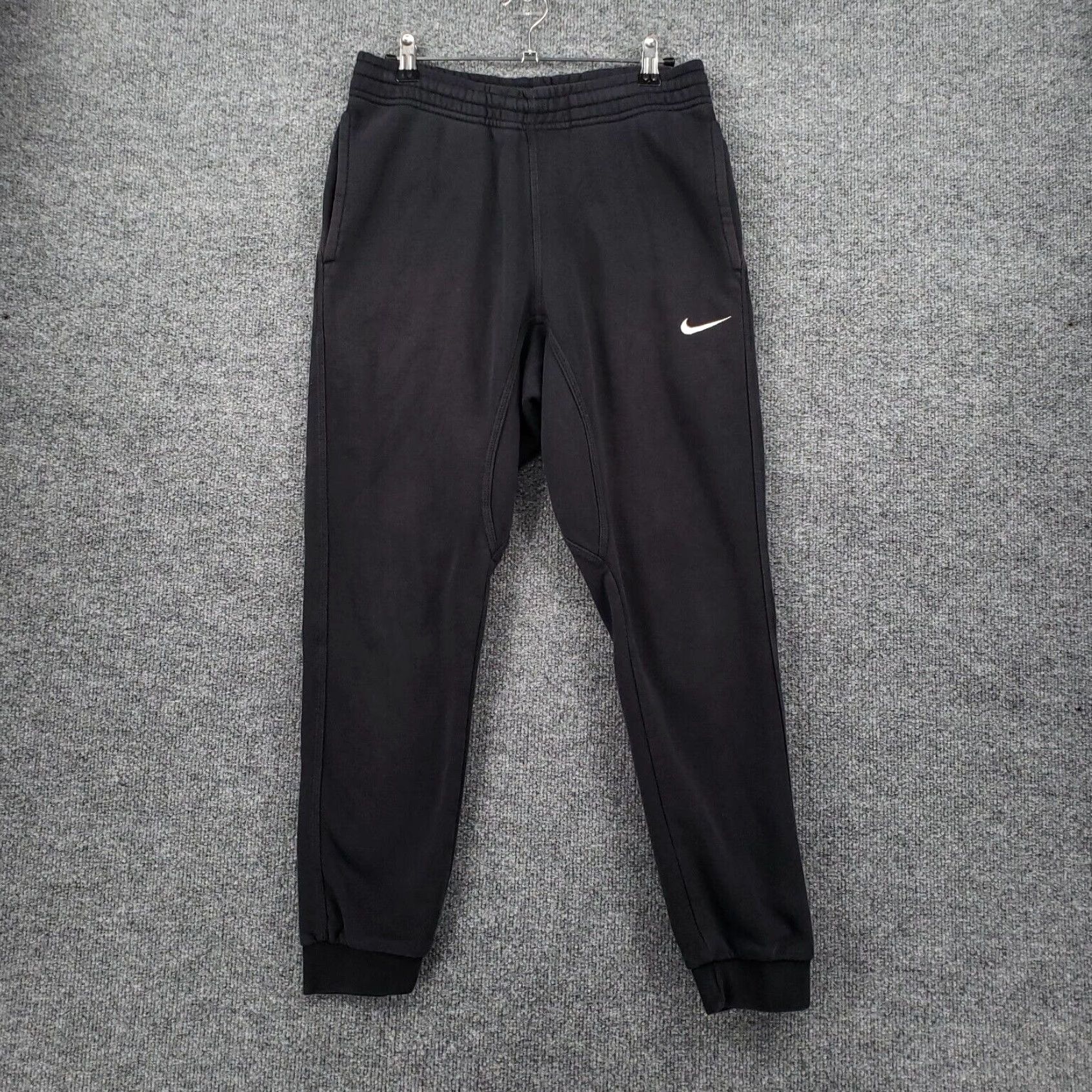 Nike Mens Small Black Active Gym Swoosh Club Fleece Jogger Nike Sportswear Pants Grailed