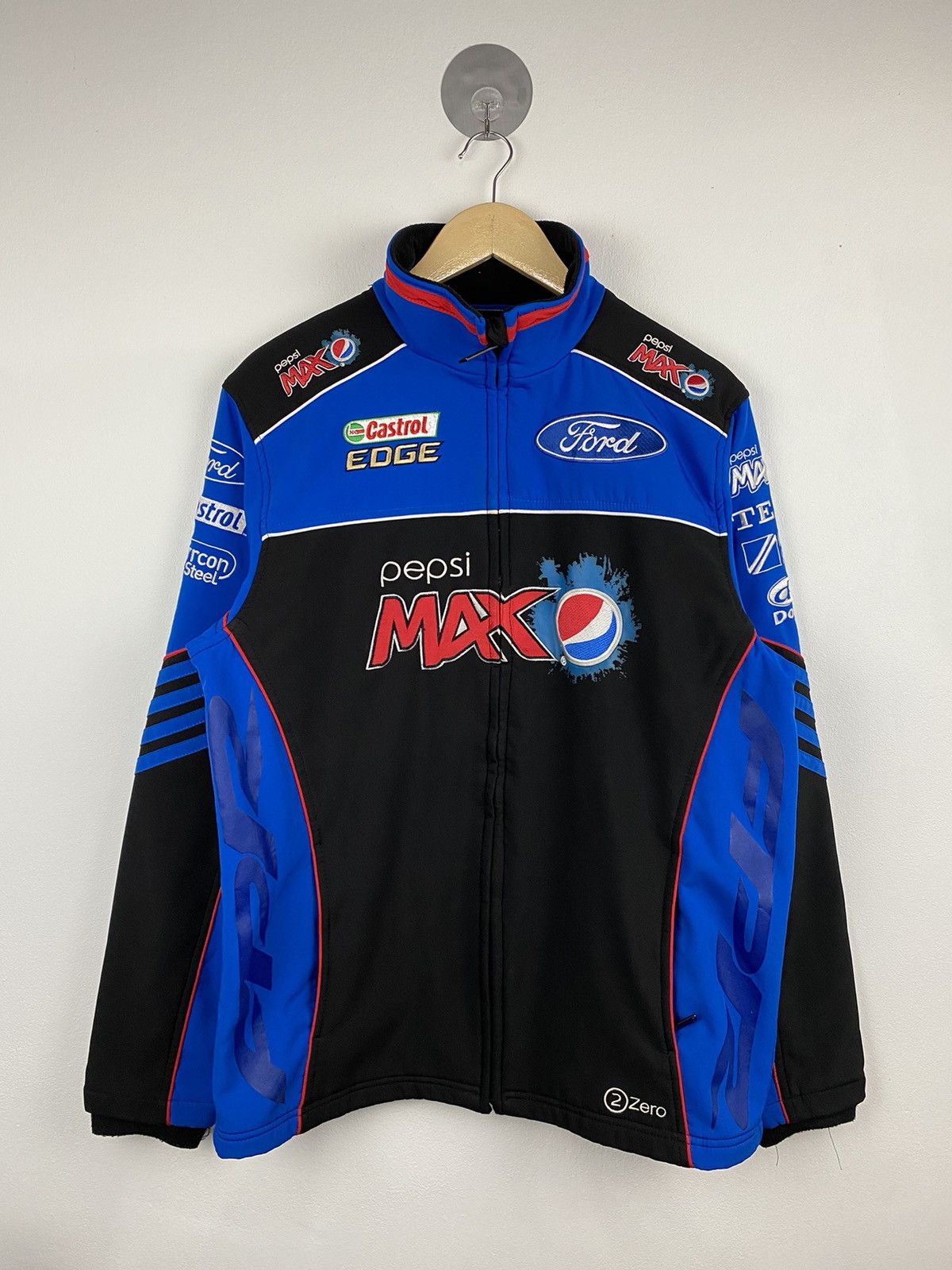 image of Vintage Fpr Racing Official Merchandise Jacket in Blue, Men's (Size Large)