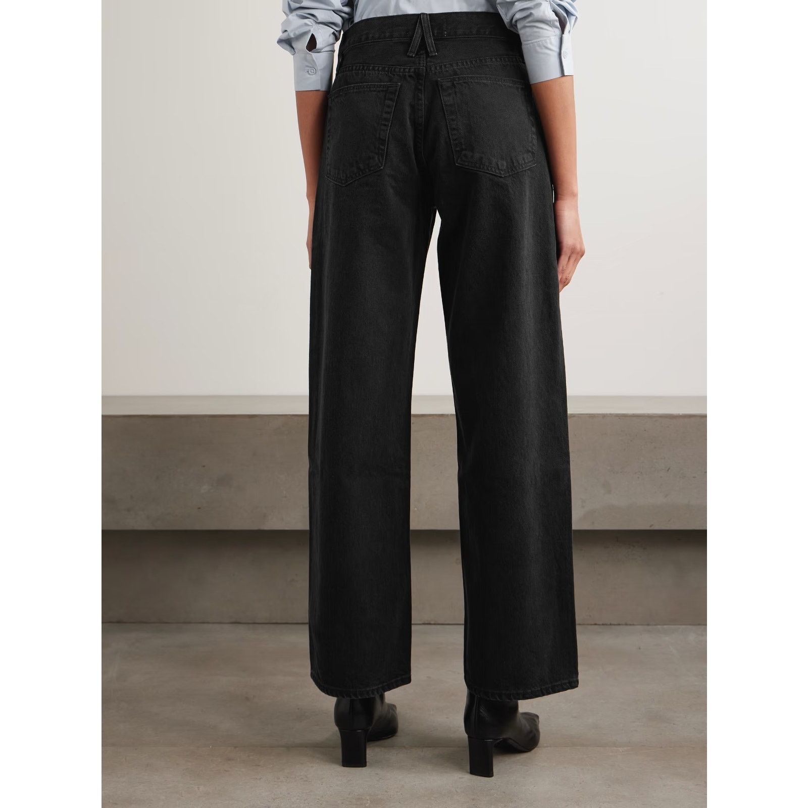 SLVRLAKE SLVRLAKE Noah Relaxed In Wash Shadow Ridge Jeans Size 25 Size 25" / US 0 / IT 36 - 3 Thumbnail