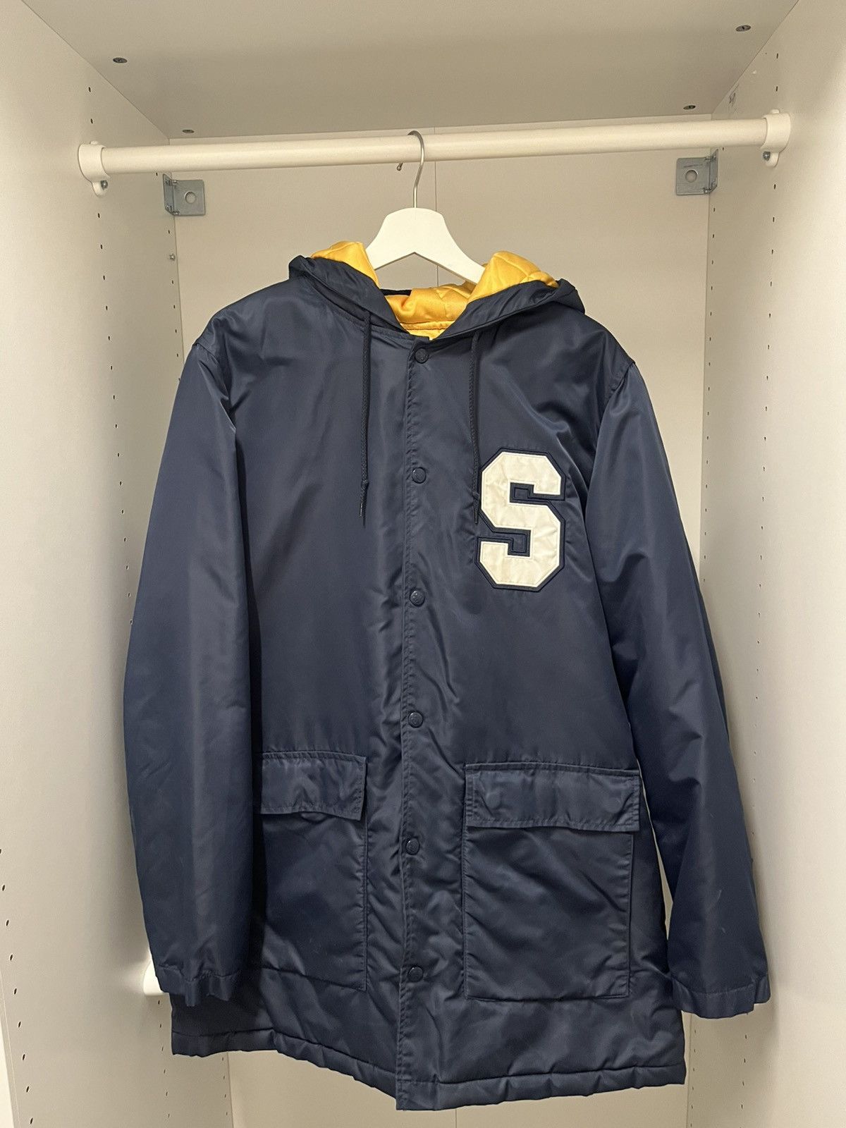 Stussy Stüssy Varsity “S” Hooded Coach Jacket Size US M / EU 48-50 / 2 - 3 Thumbnail