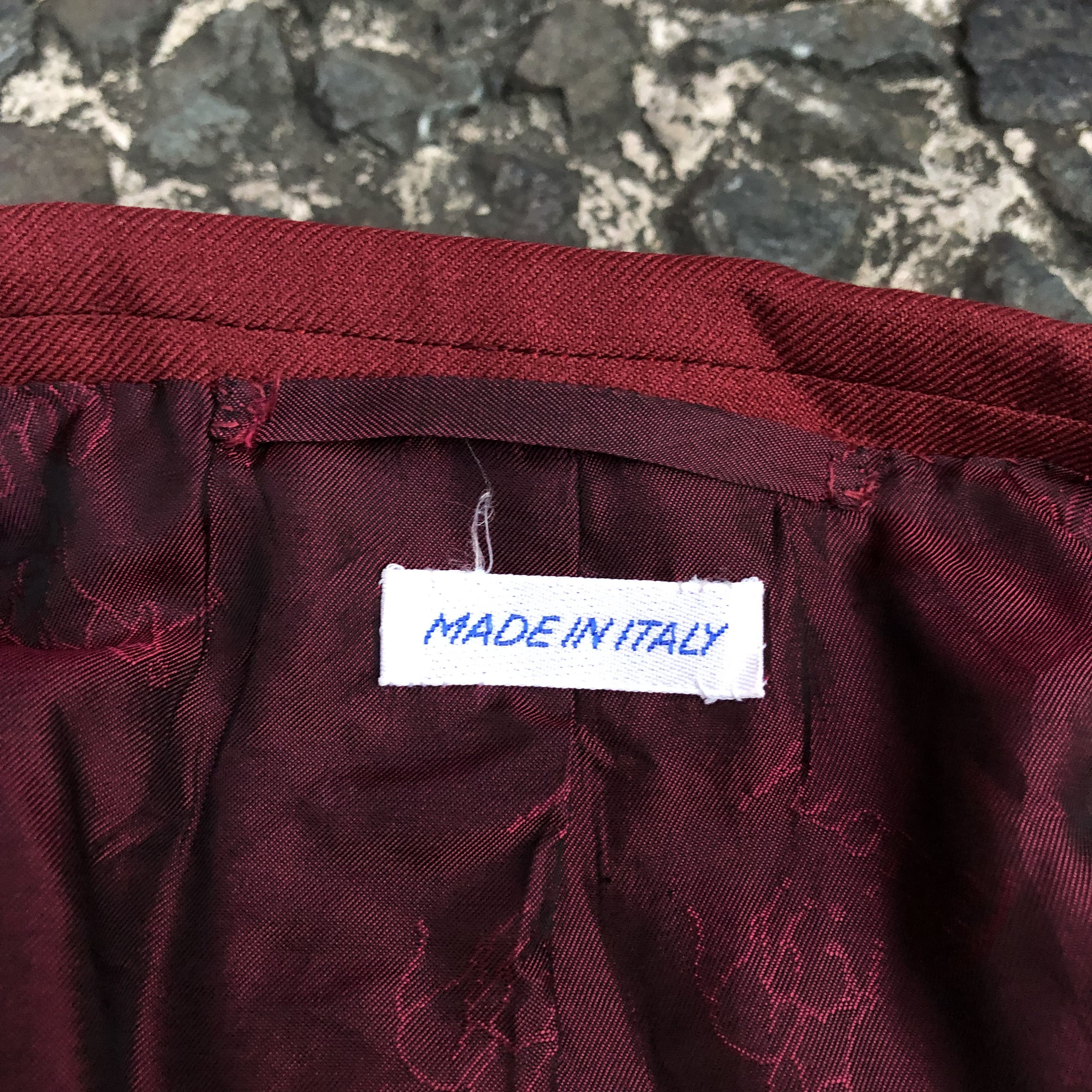 Brioni Brioni For Neiman Marcus Burgundy Traiano Blazer Size 54L - 7 Thumbnail
