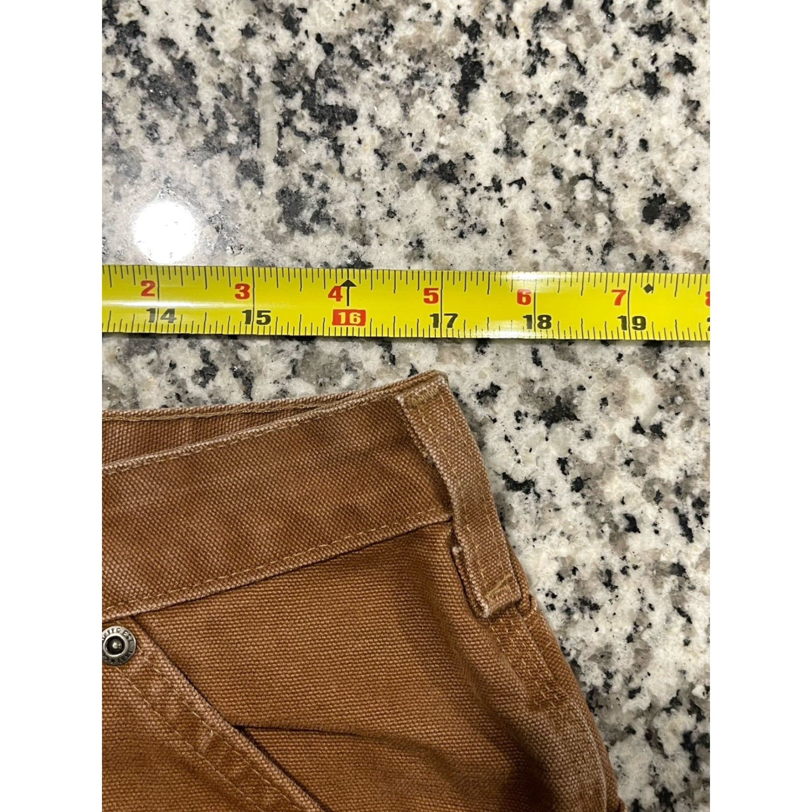 Carhartt Carhartt Pants Womens 16x32 Brown WB136 Double Knee Measures 34x30 Size 38" / US 16 / IT 52 - 4 Thumbnail