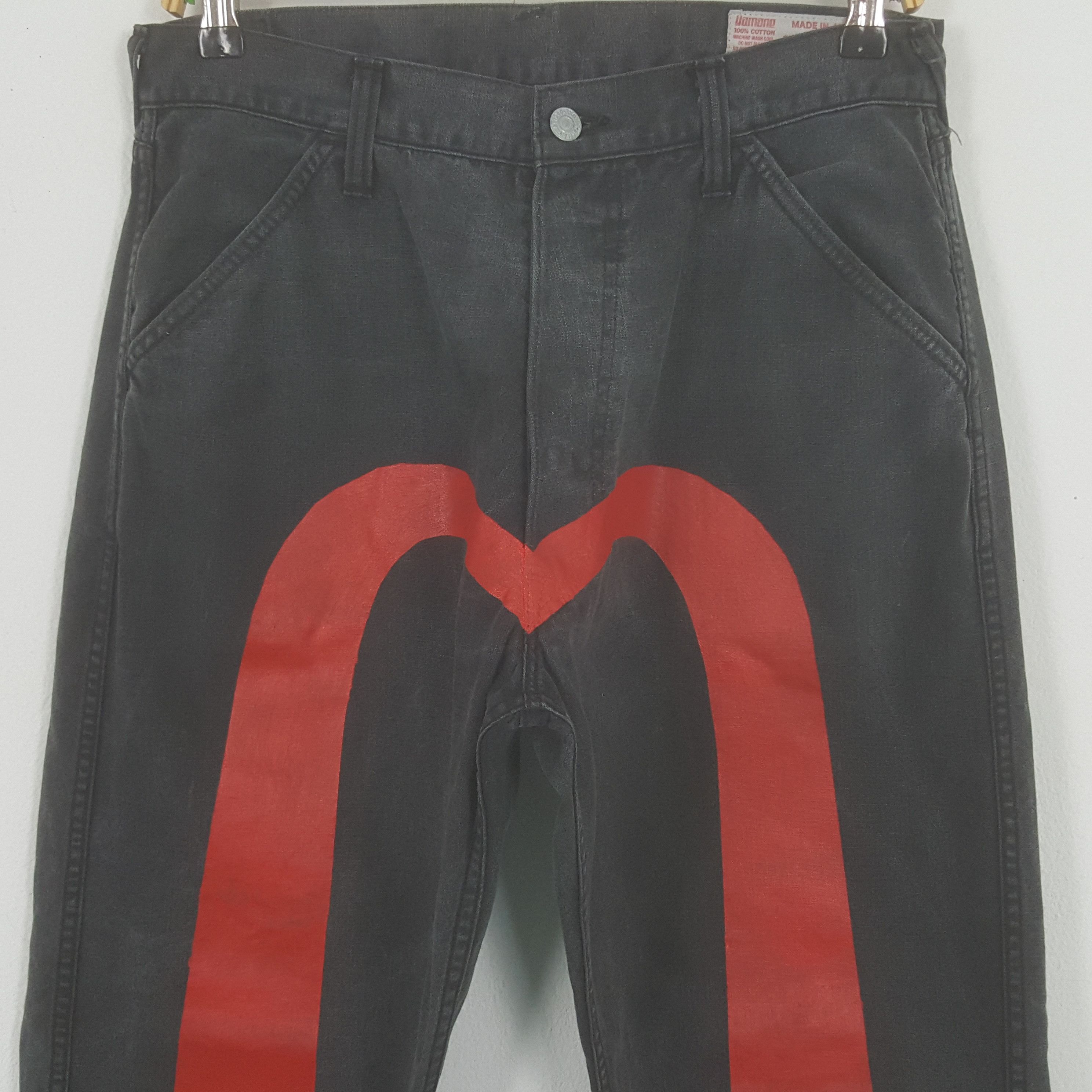 Evisu Vintage Evisu Yamane Japanese Daicock Custom Art Denim Jeans Size US 30 / EU 46 - 2 Thumbnail