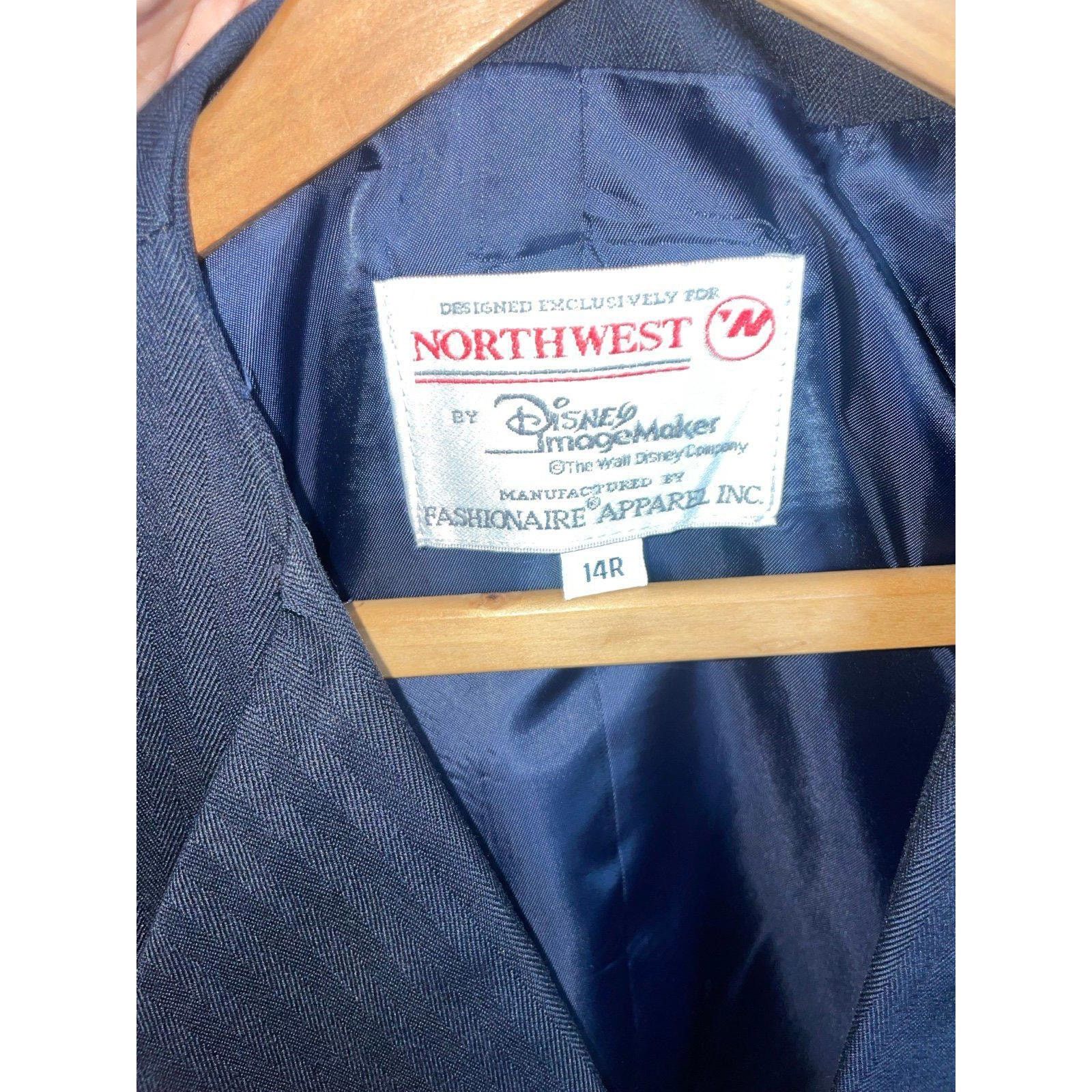 Disney Disney Northwest Airlines Flight Attendant Jacket Womens 14 Size L / US 10 / IT 46 - 4 Thumbnail