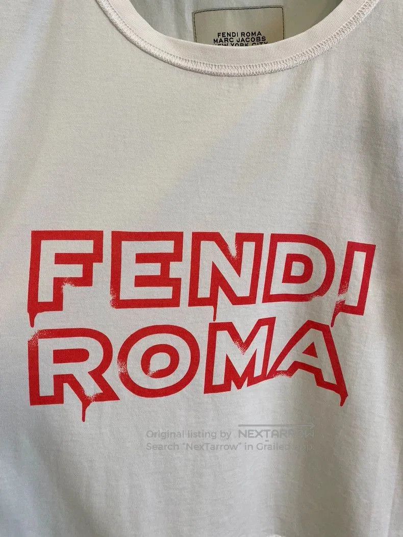 Fendi Fendi Roma Logo Short Sleeve T. Size US M / EU 48-50 / 2 - 3 Thumbnail