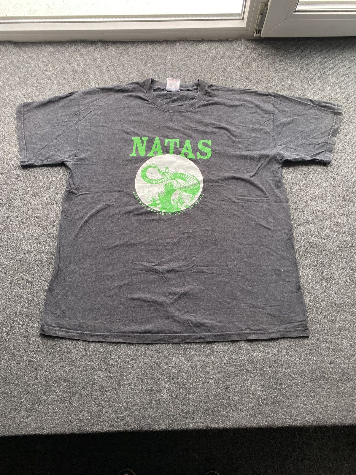 Band Tees 🔥Natas Europe Tour 2004 band tee mens faded Size US XL / EU 56 / 4 - 1 Thumbnail