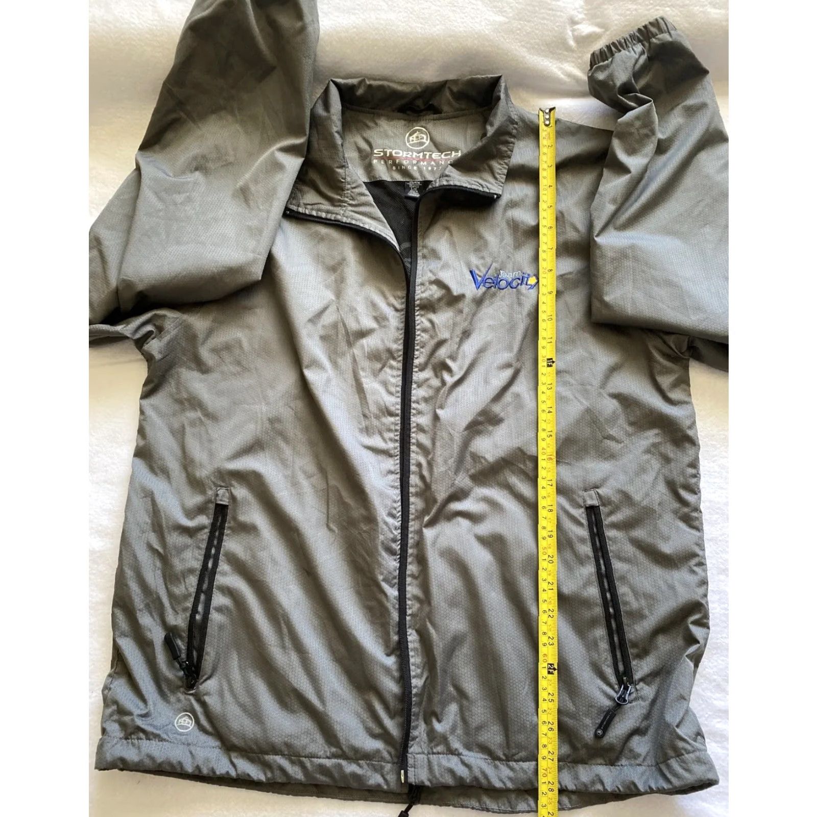 Stormtech Stormtech Windbreaker Mens Size L Performance Battlefield Velocity Gray Full Zip Collared Jacket Size US L / EU 52-54 / 3 - 6 Thumbnail