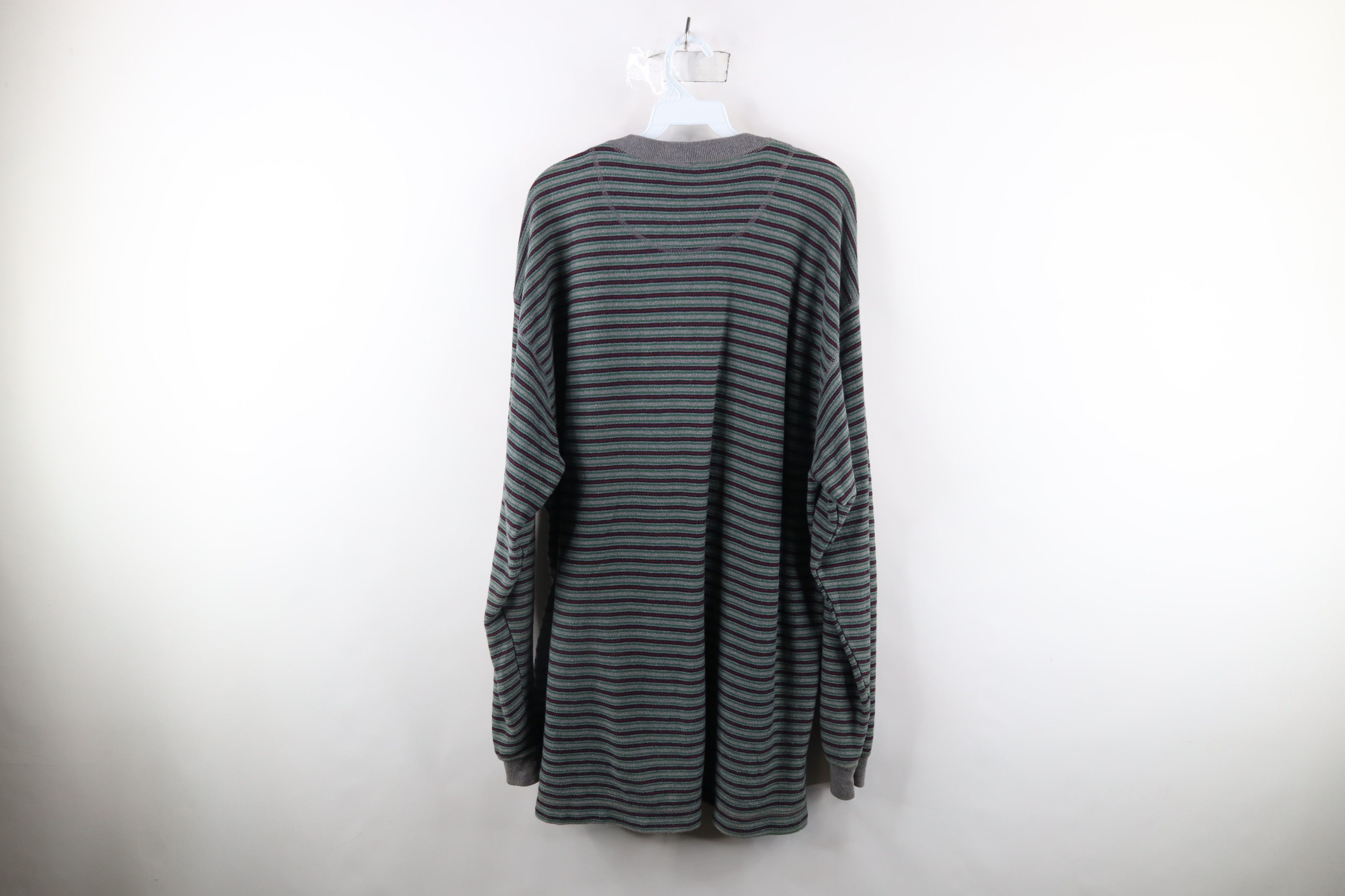 Lee × Vintage Vintage 90s Lee Riveted Knit Long Sleeve Henley T-Shirt Size US L / EU 52-54 / 3 - 7 Thumbnail