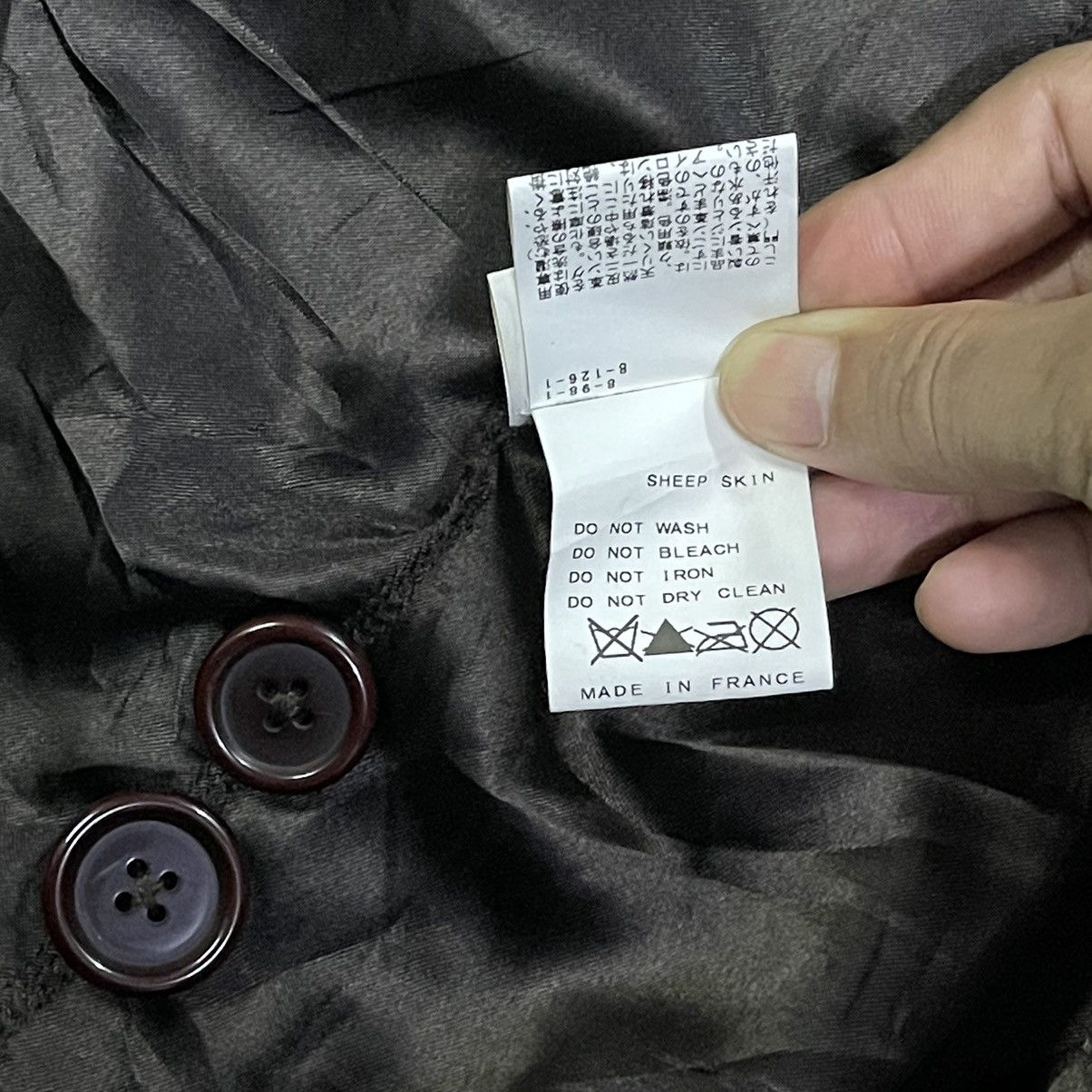 Other Vintage Anagram Paris Leather Long Coat Sheepskin Size S / US 4 / IT 40 - 10 Thumbnail