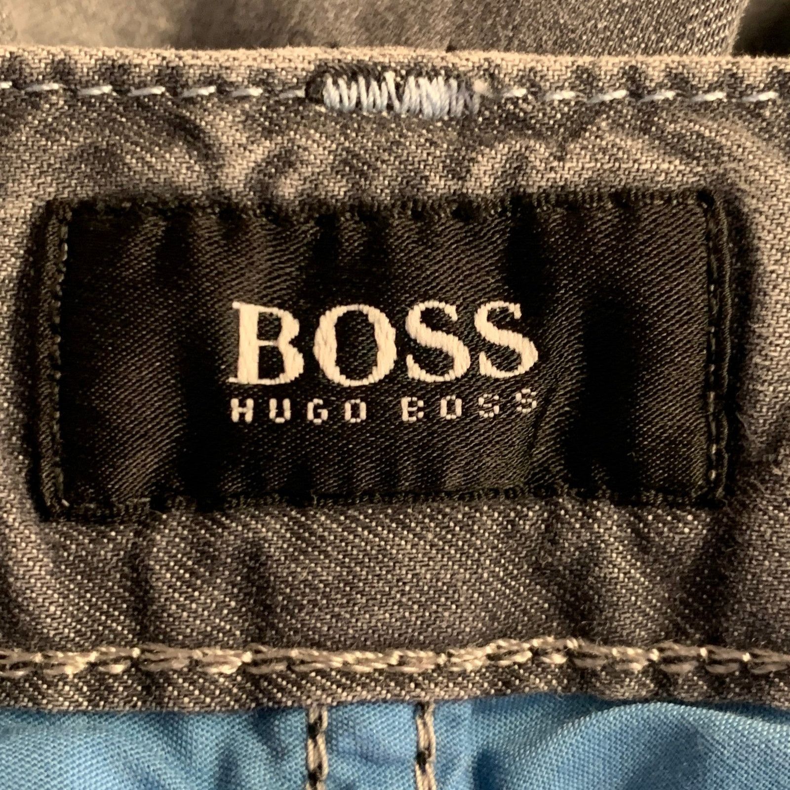 Hugo Boss Size 36 Grey Cotton Blend Straight Five Pockets Jeans Size US 36 / EU 52 - 6 Thumbnail
