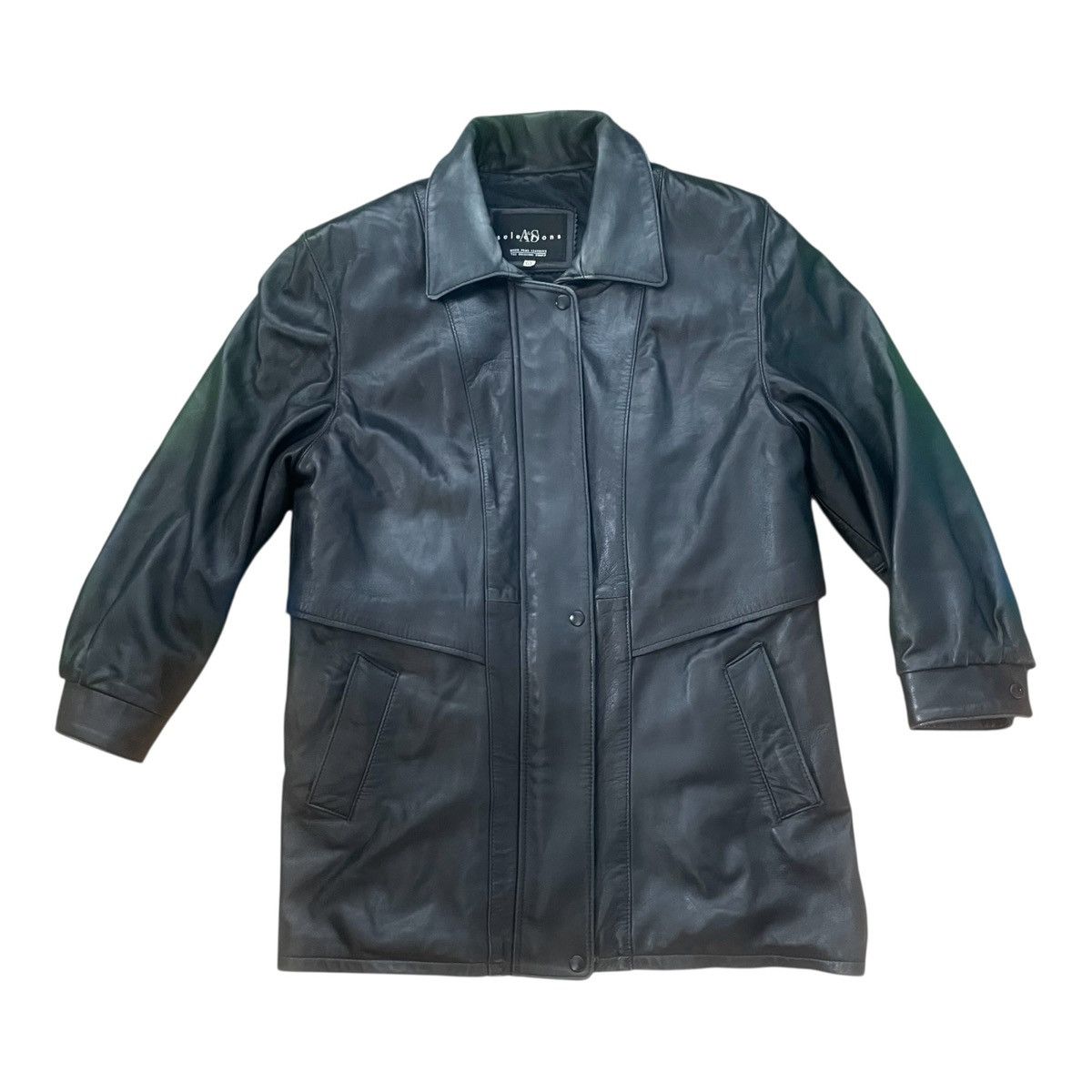 Other A & S selection vintage Women’s Modo leather Jacket Black L Size L / US 10 / IT 46 - 4 Thumbnail