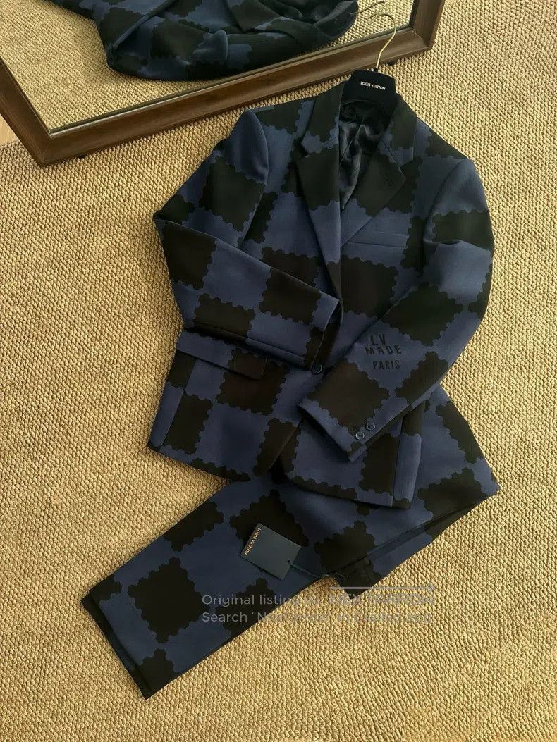 Louis Vuitton Louis Vuitton NIGO2 Co-branded Checker Pants Size US 38 / EU 54 - 4 Thumbnail