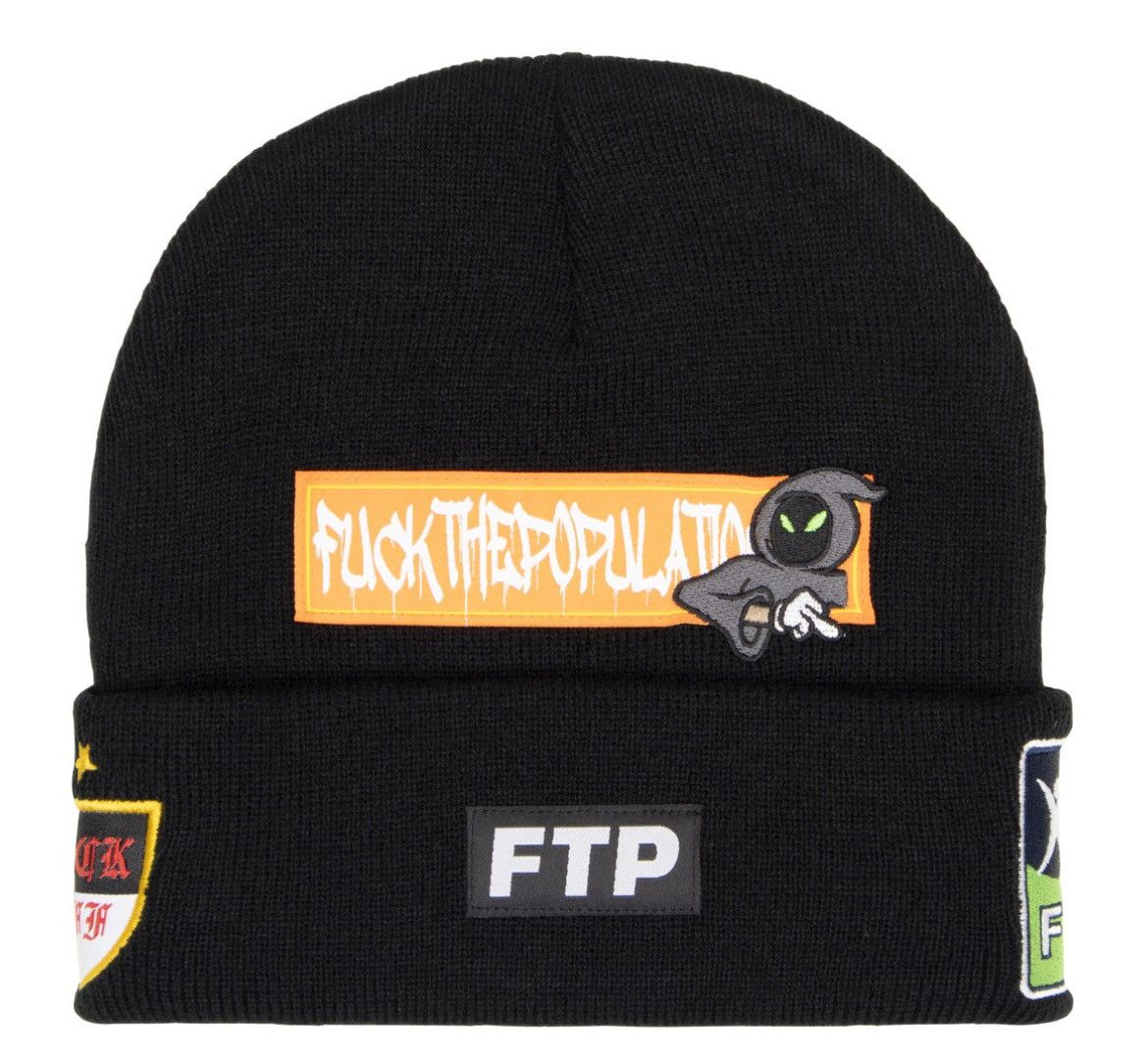 Ftp Beanie Black | Grailed