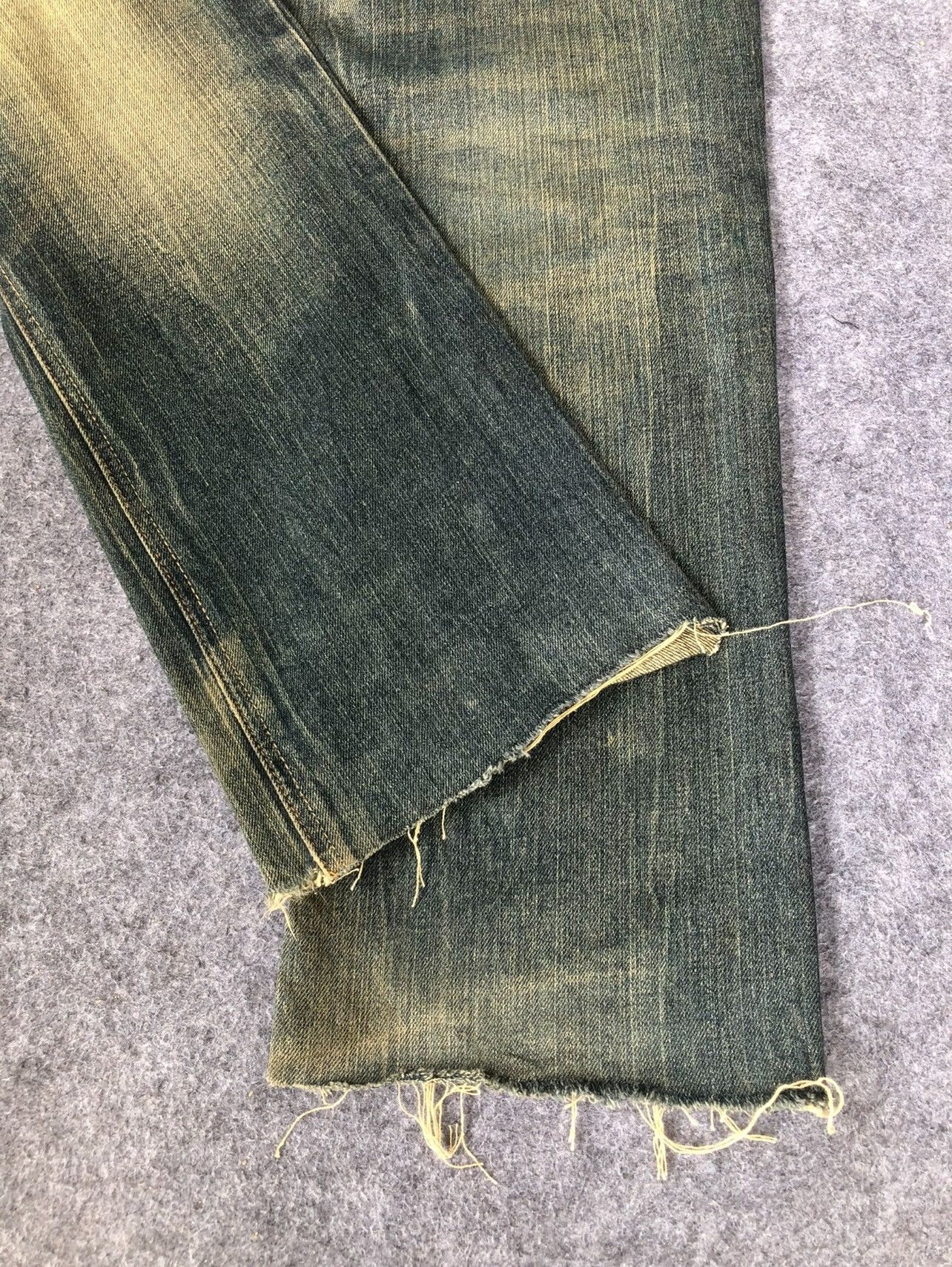 Japanese Brand Rare🔥Japanese Root Three Seditionaries Distressed Jeans Size US 34 / EU 50 - 9 Thumbnail